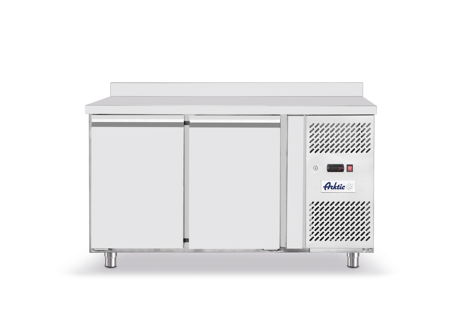Dvoudveřový chladicí stůl s postranními jednotkami, Arktic, Profi Line, GN 1/1, 230V/250W, 1360x700x(H)879mm