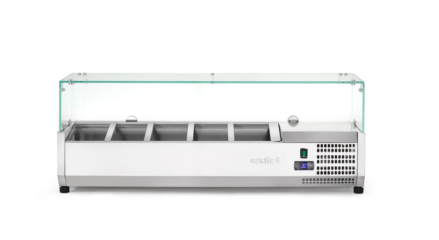 Chladicí zásobník GN 1/4, Arktic, 5 x GN 1/4, 230V/180W, 1205x335x(H)460mm