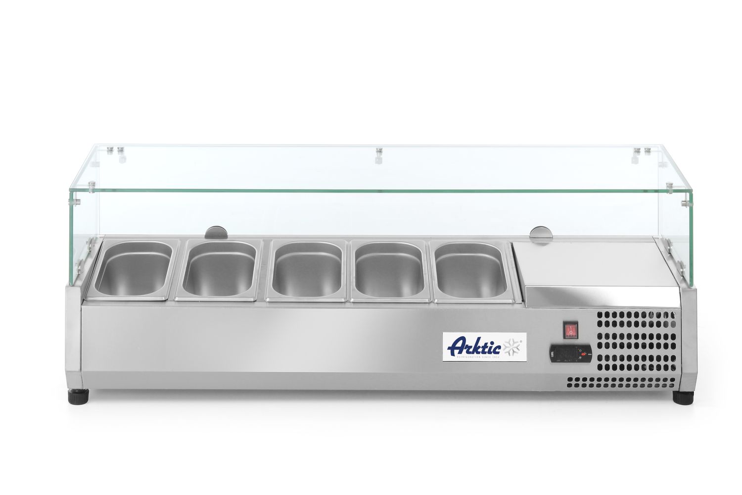 Chladicí zásobník GN 1/4, Arktic, 5 x GN 1/4, 230V/180W, 1205x335x(H)460mm