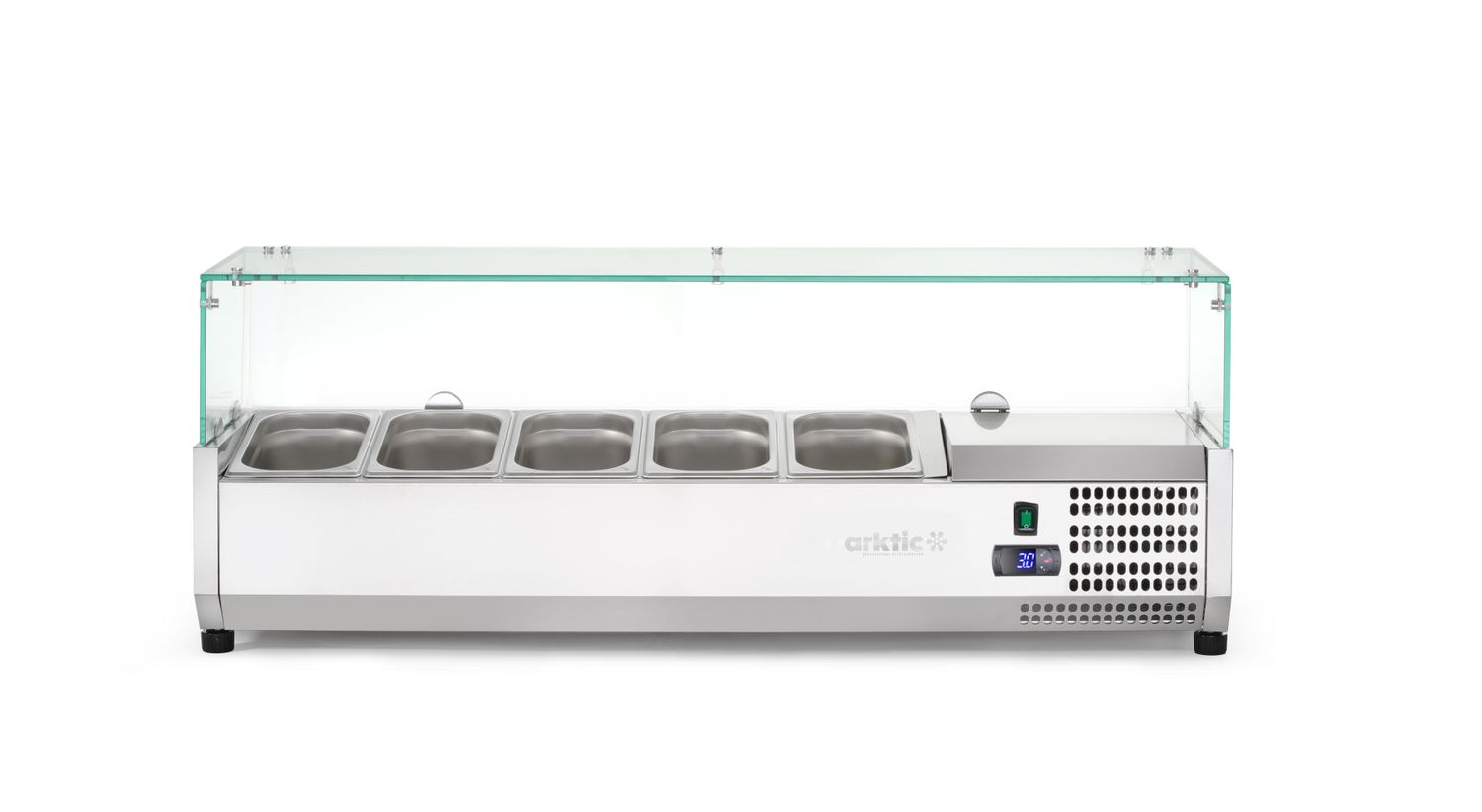 Chladicí zásobník GN 1/4, Arktic, 5 x GN 1/4, 230V/180W, 1205x335x(H)460mm