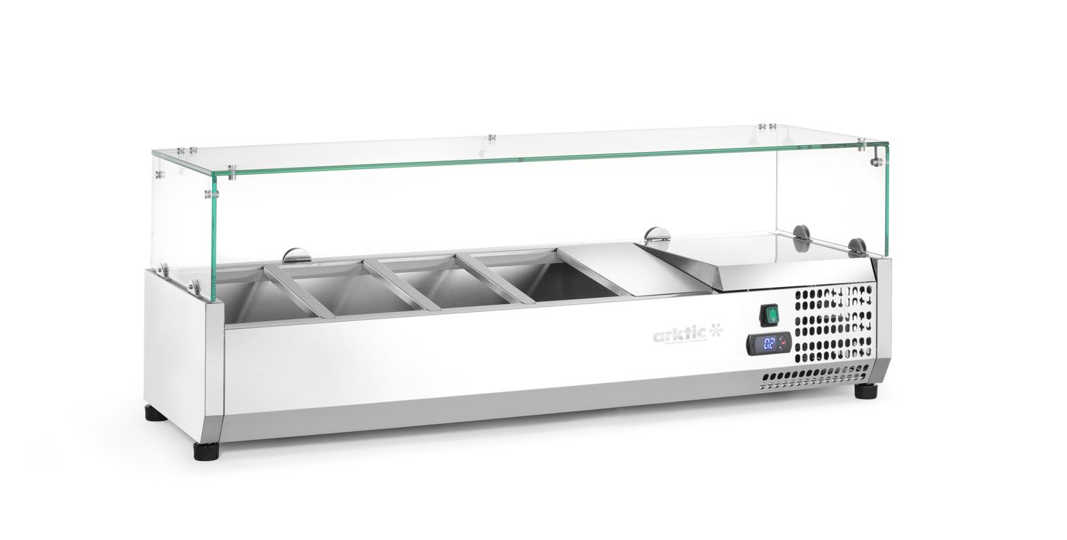 Chladicí zásobník GN 1/3, Arktic, 4x GN 1/3, 230V/180W, 1208x400x(H)456mm