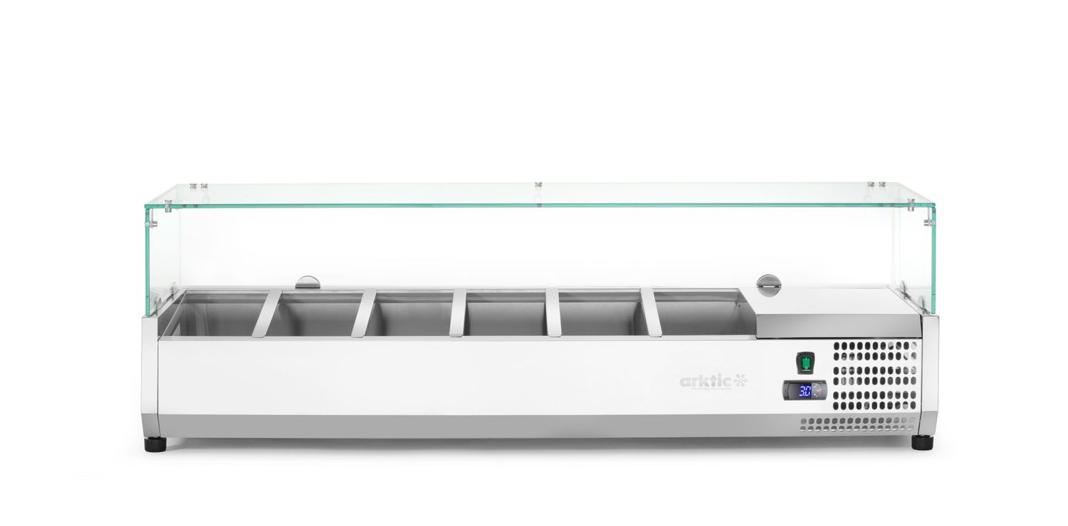 Chladicí zásobník GN 1/3, Arktic, 6x GN 1/3, 230V/180W, 1405x420x(H)456mm