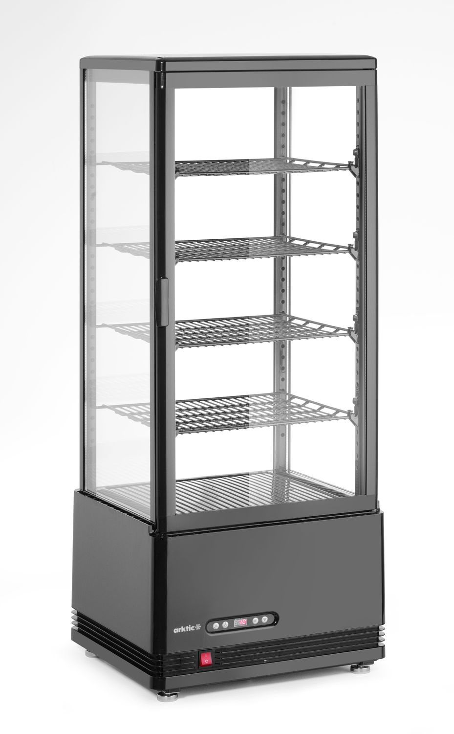 Chlazená skříň displeje, 98 l, Arktic, Černá, 230V/210W, 444x397x(H)1100mm