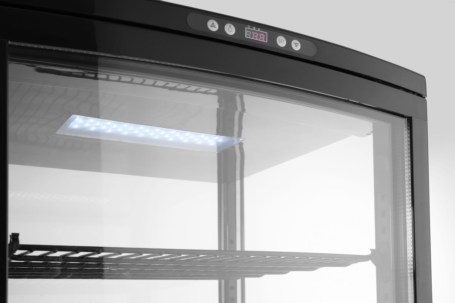 Chlazená skříň displeje, 270 l, Arktic, černá, Černá, 230V/290W, 550x520x(H)1870mm
