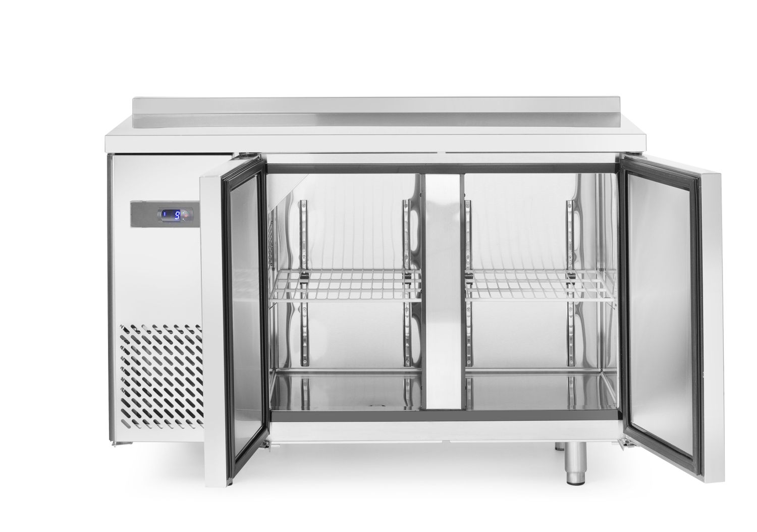 Dvoudveřový chladicí stůl s postranními jednotkami, Arktic, Kitchen Line, 166L, 230V/300W, 1200x600x(H)886mm