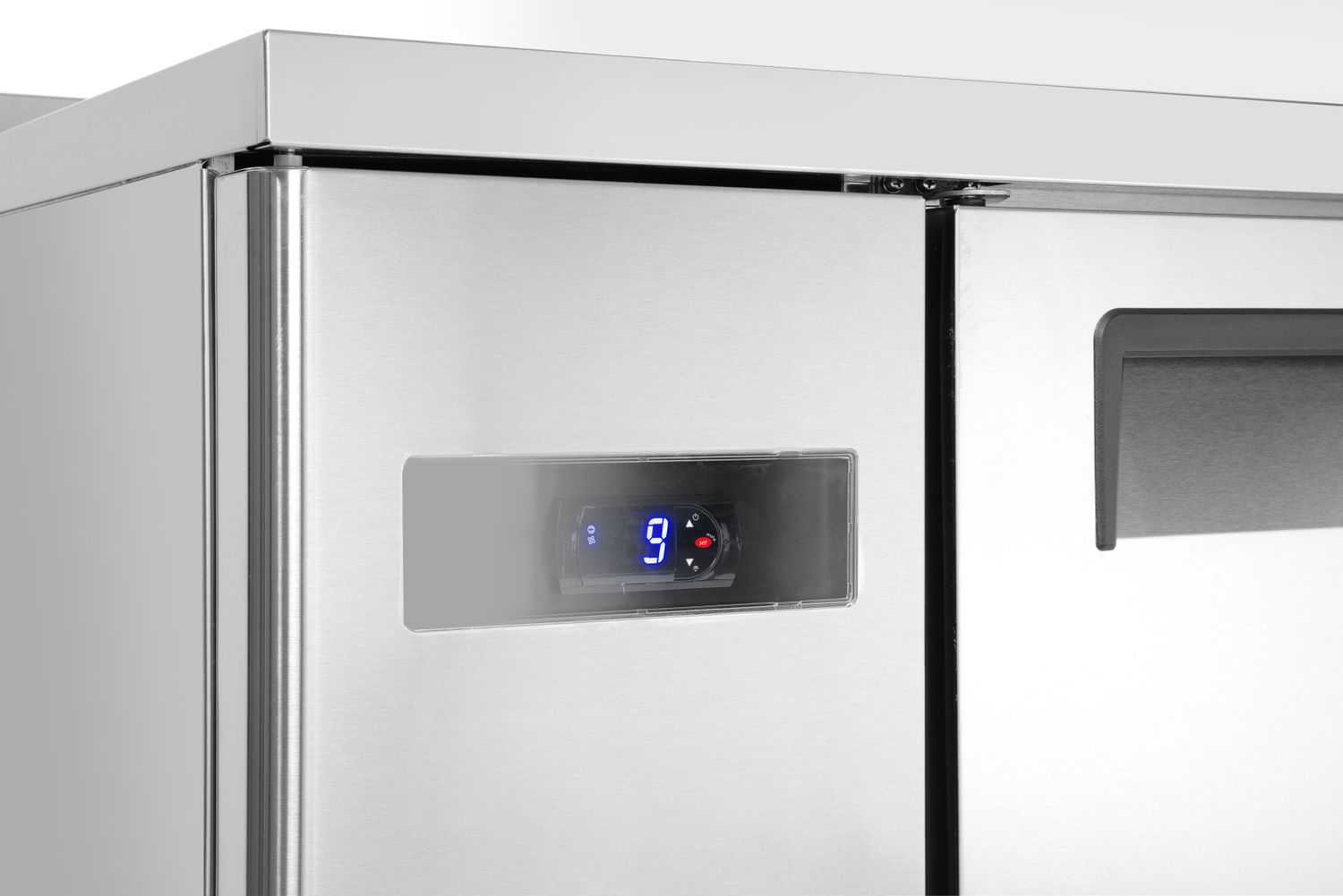 Dvoudveřový chladicí stůl s postranními jednotkami, Arktic, Kitchen Line, 166L, 230V/300W, 1200x600x(H)886mm