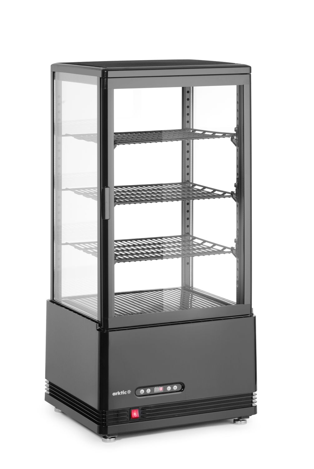 Chlazená skříň displeje, 78 l, Arktic, černá, 230V/170W, 444x397x(H)940mm