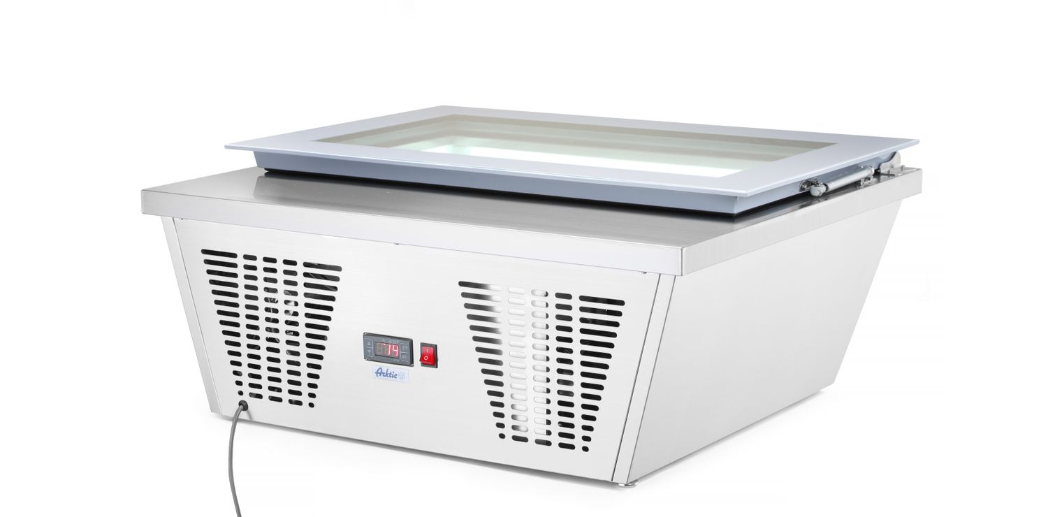 Mrazící displej pro zmrzlinu, Arktic, 220-240V/210W, 800x680x(H)670mm