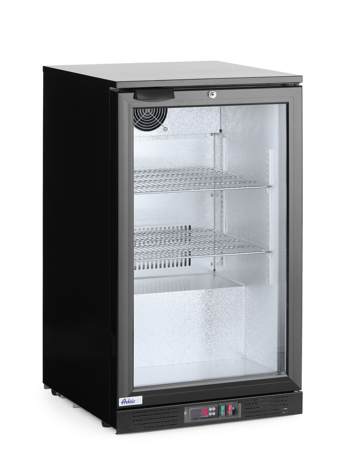 Jednodveřová chladnička s barovým pultem, Arktic, 86L, Černá, 220-240V/120W, 500x530x(H)865mm