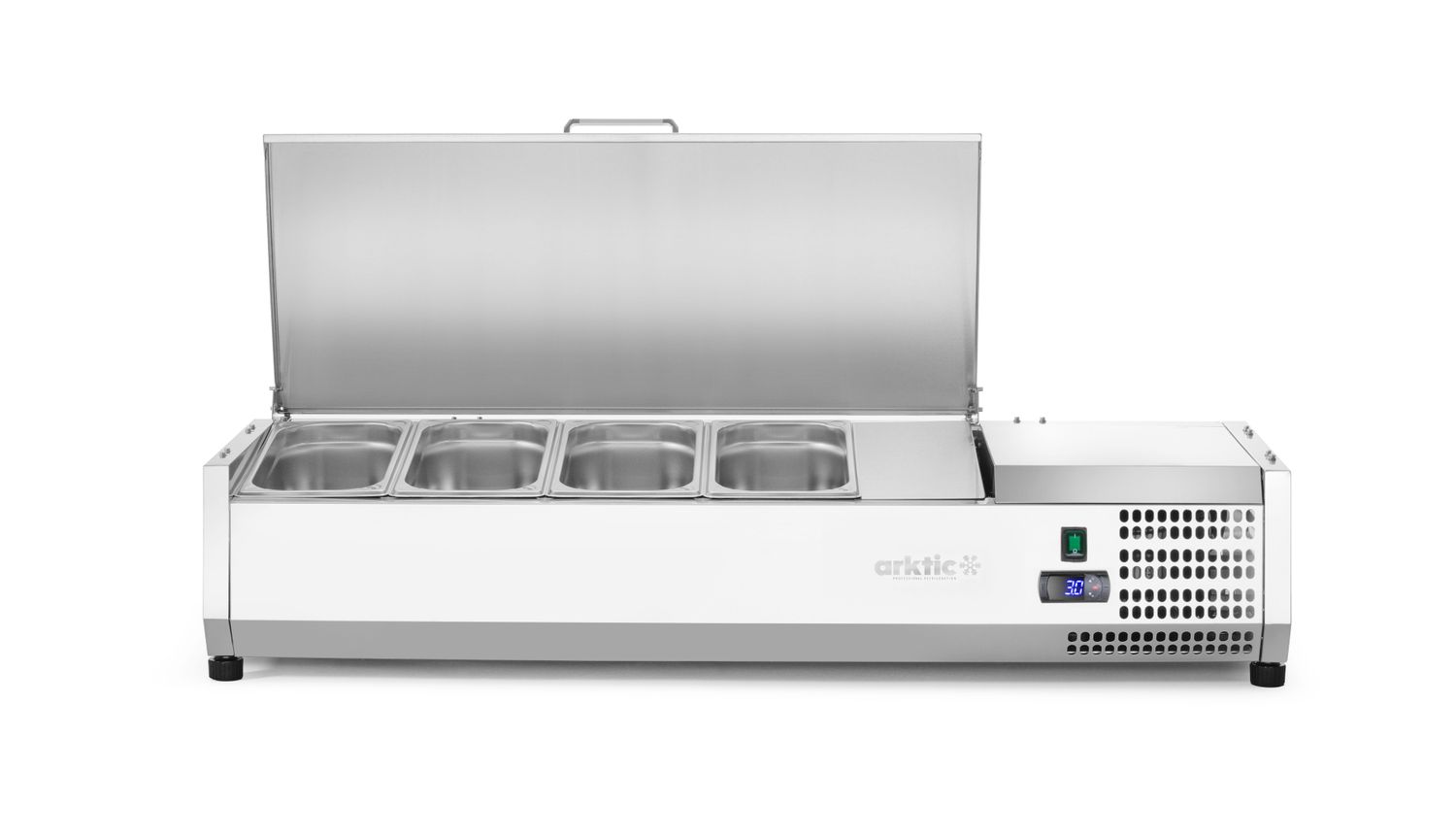Chladicí zásobník GN 1/3, Arktic, 4x GN1/3, 230V/180W, 1205x420x(H)630mm