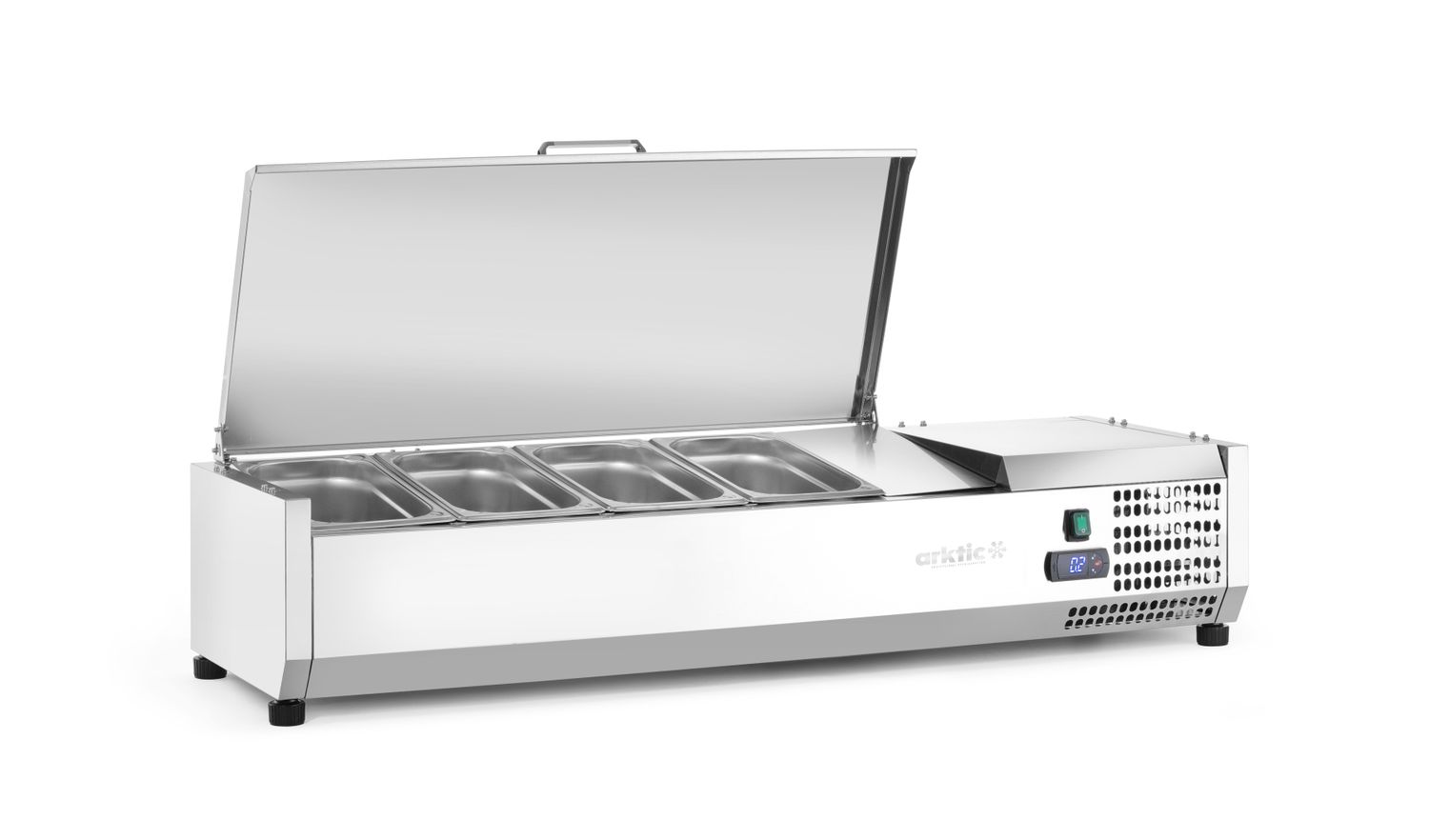 Chladicí zásobník GN 1/3, Arktic, 4x GN1/3, 230V/180W, 1205x420x(H)630mm