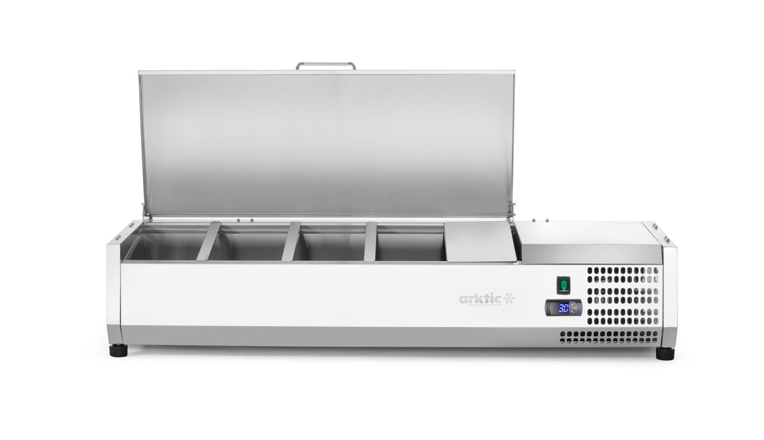 Chladicí zásobník GN 1/3, Arktic, 4x GN1/3, 230V/180W, 1205x420x(H)630mm