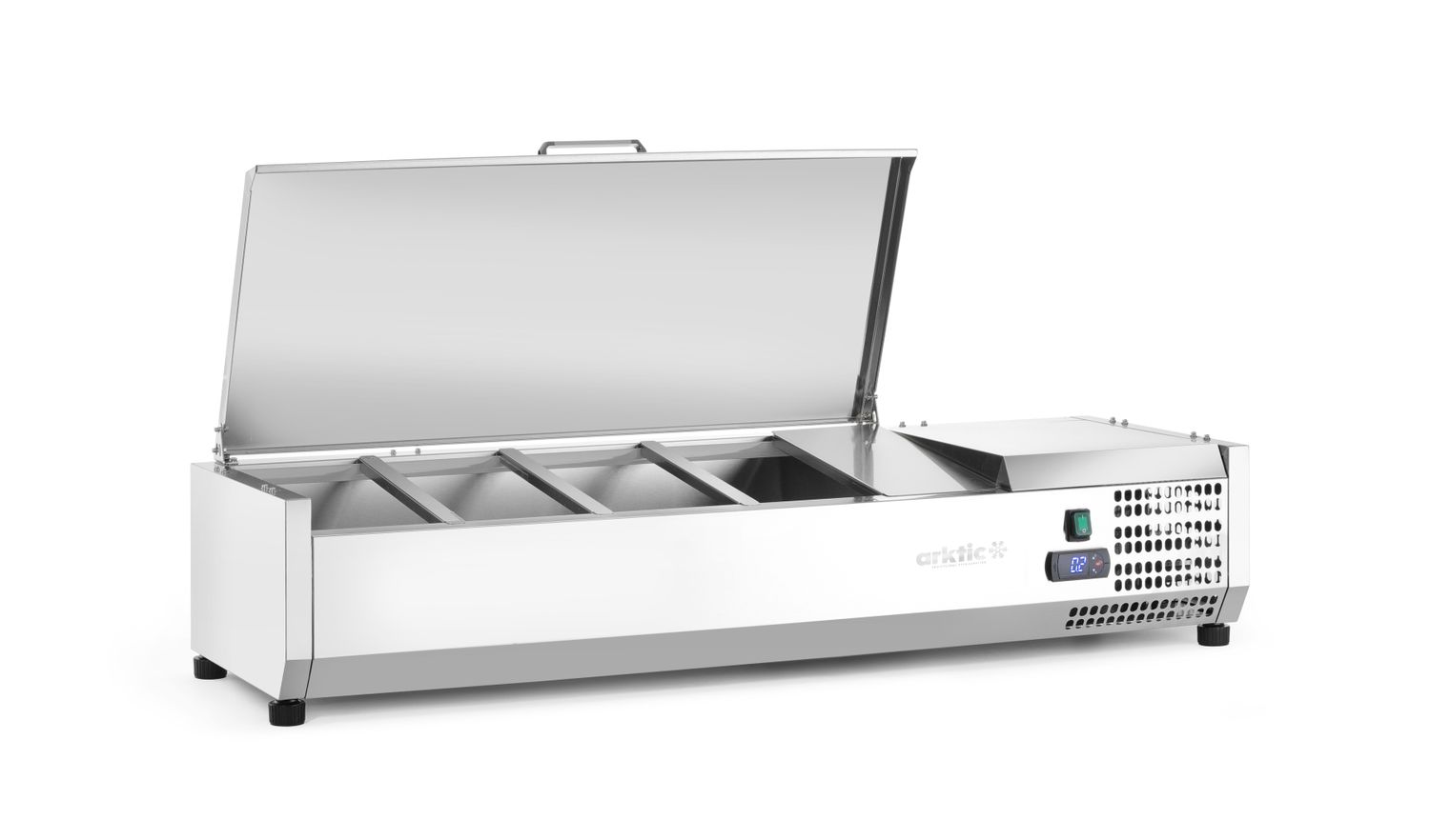 Chladicí zásobník GN 1/3, Arktic, 4x GN1/3, 230V/180W, 1205x420x(H)630mm