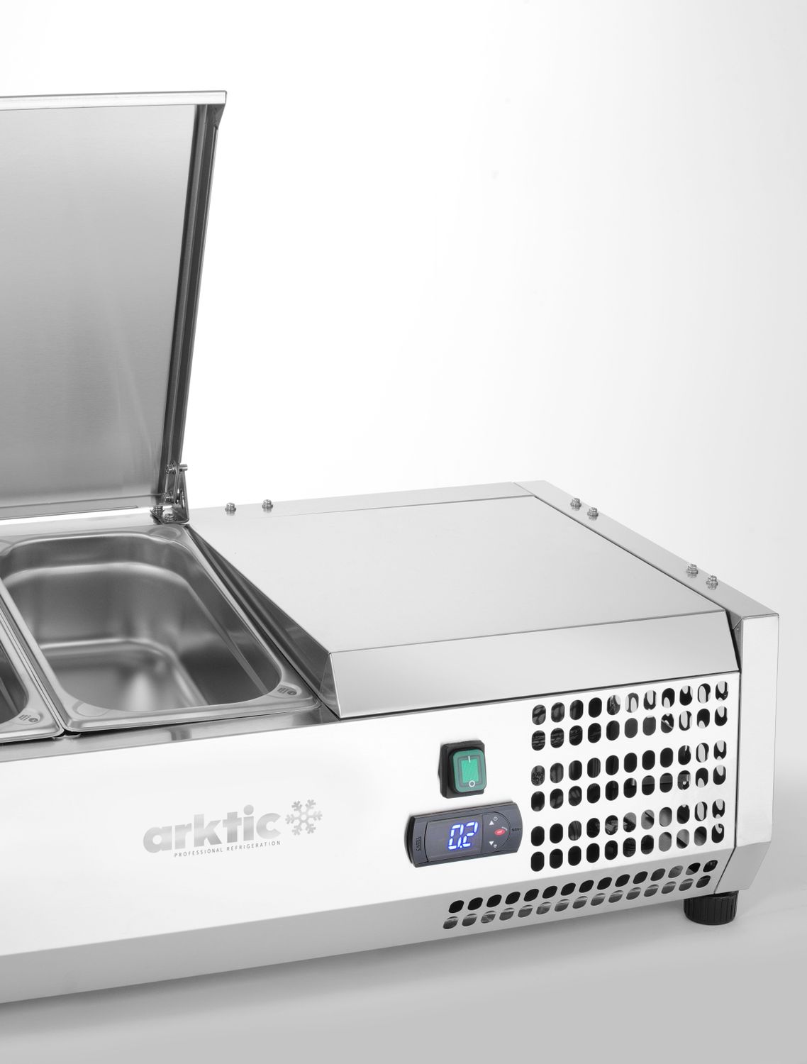Chladicí zásobník GN 1/3, Arktic, 4x GN1/3, 230V/180W, 1205x420x(H)630mm