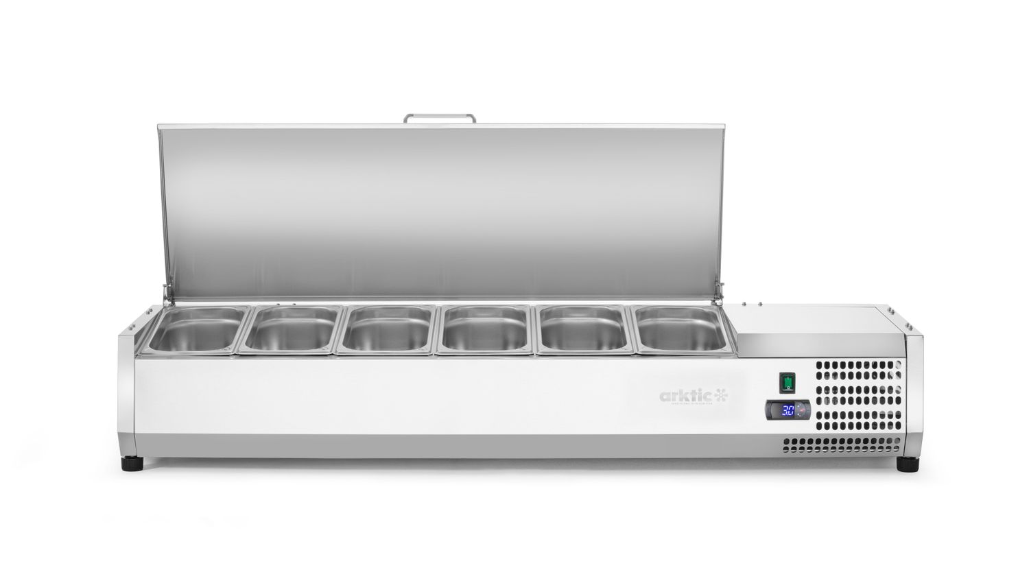 Chladicí zásobník GN 1/3, Arktic, 6x GN1/3, 230V/180W, 1405x420x(H)630mm