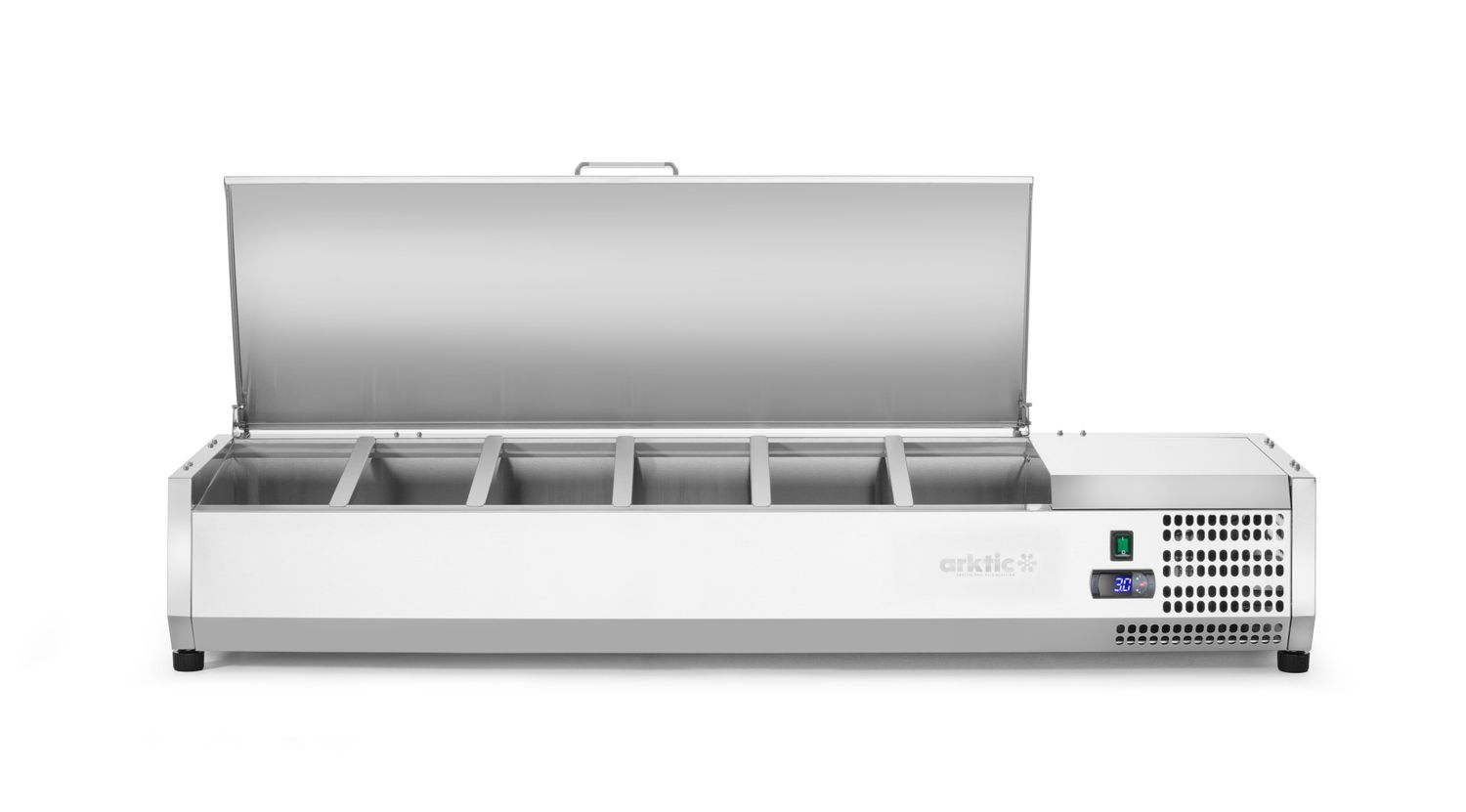 Chladicí zásobník GN 1/3, Arktic, 6x GN1/3, 230V/180W, 1405x420x(H)630mm