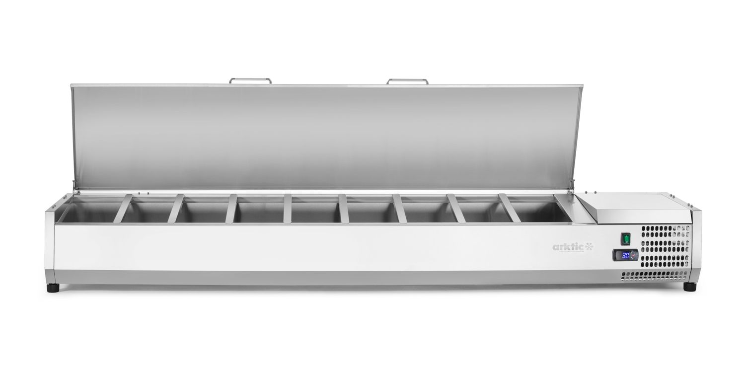 Chladicí zásobník GN 1/3, Arktic, 9x GN1/3, 230V/180W, 2005x420x(H)630mm