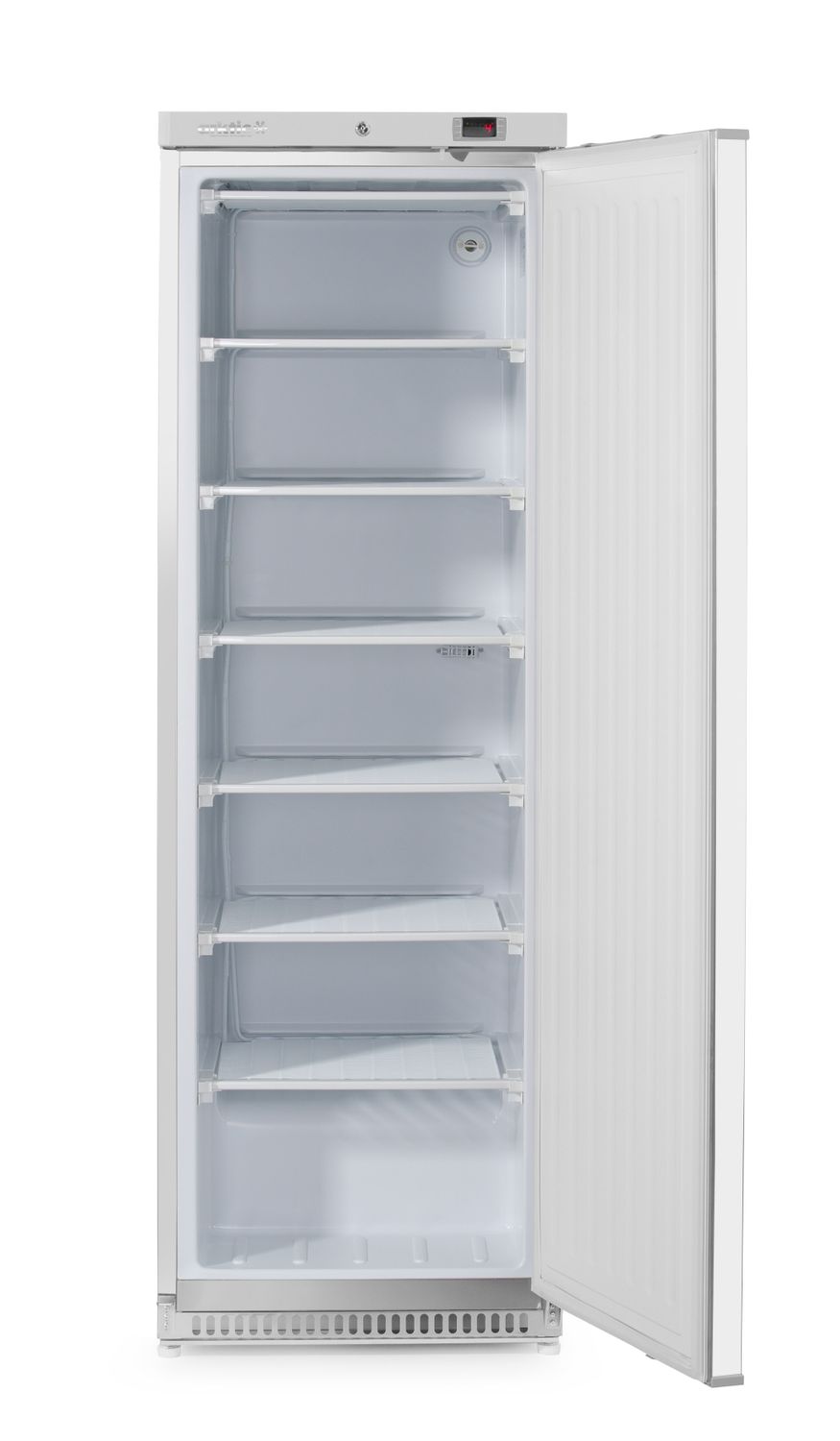 Mrazicí skříň v pouzdře z nerezové oceli, Arktic, Budget Line, 230V/322W, 600x646x(H)1875mm