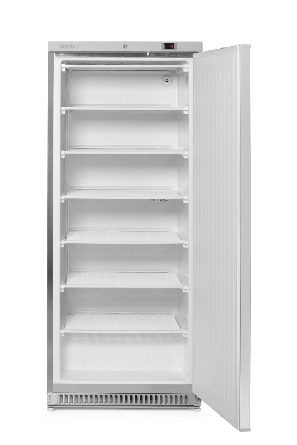 Mrazicí skříň v pouzdře z nerezové oceli, Arktic, Budget Line, 230V/436W, 775x710x(H)1900mm