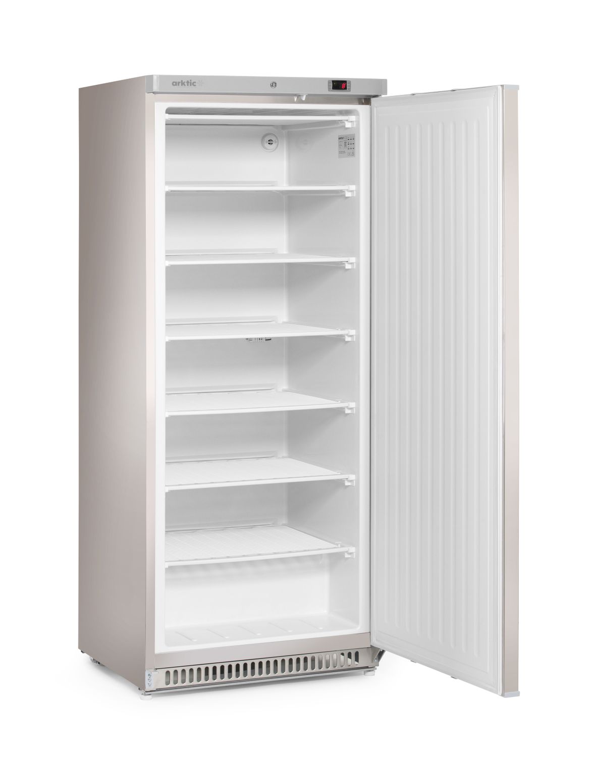 Mrazicí skříň v pouzdře z nerezové oceli, Arktic, Budget Line, 230V/436W, 775x710x(H)1900mm