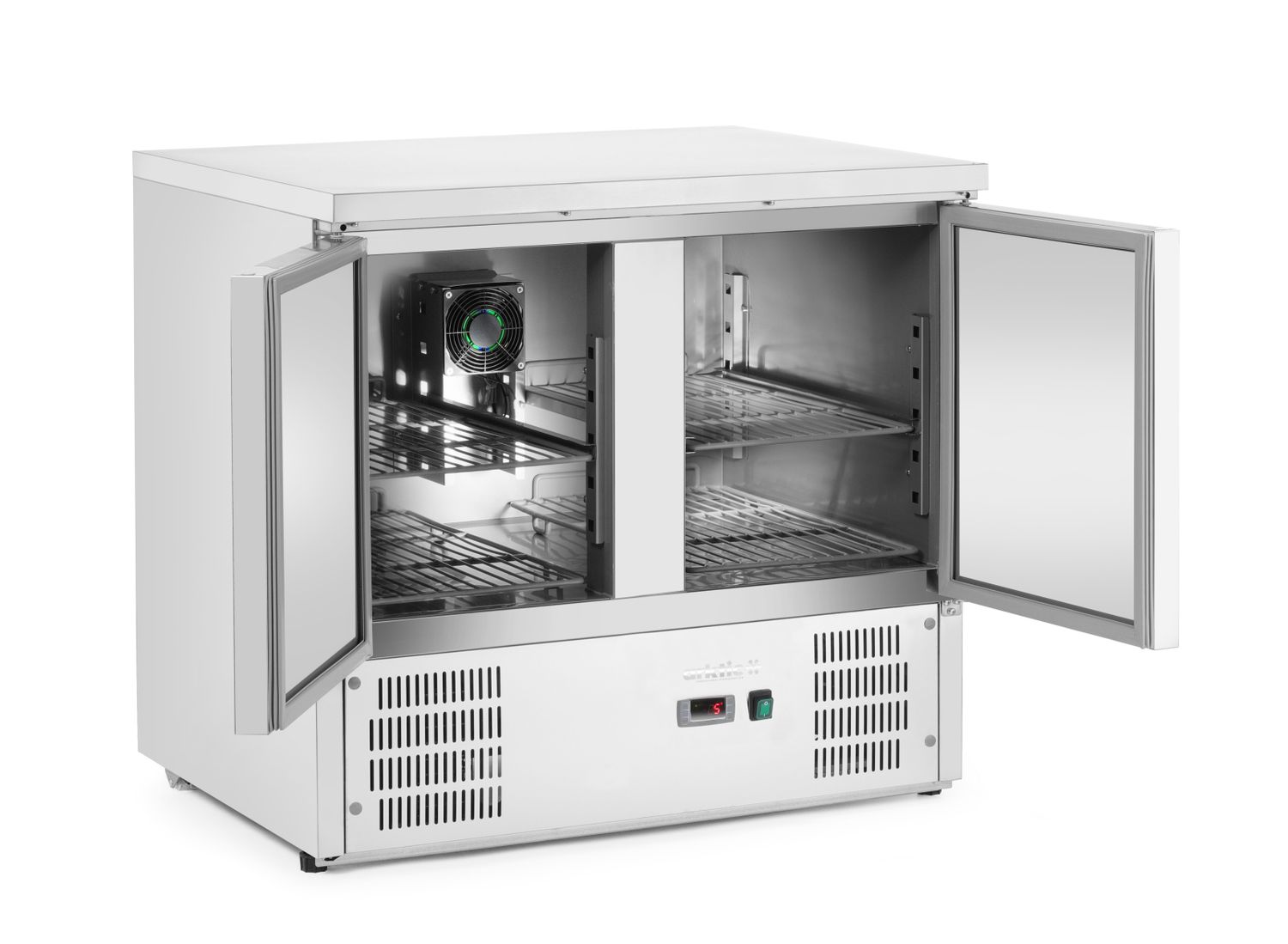 Chlazený stůl s pracovní deskou z nerezové oceli, Arktic, stůl chladící, 247L, 900x700x(H)850mm