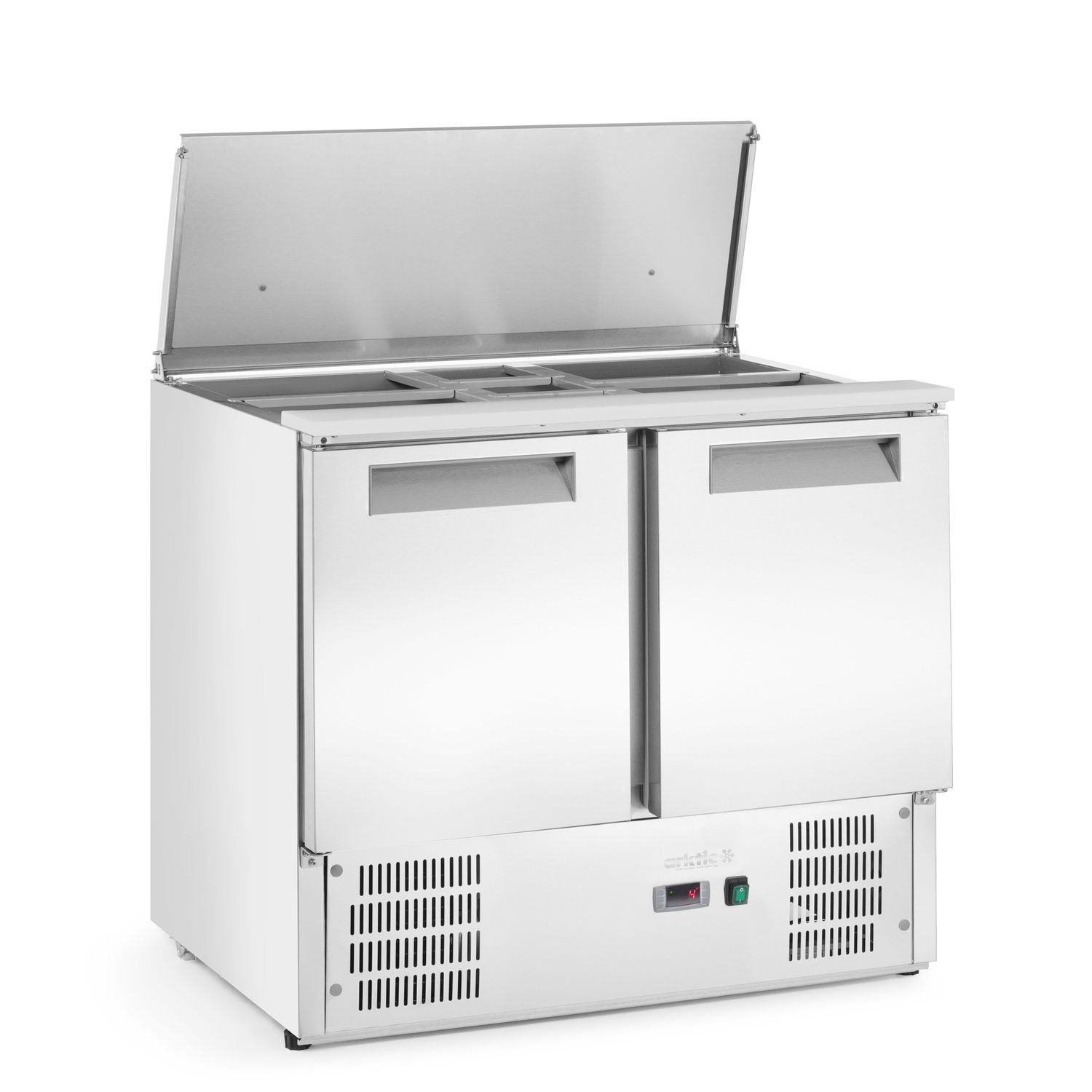 Saladety chladící stoly s odklápěcím víkem, Arktic, 247L, 900x700x(H)860mm