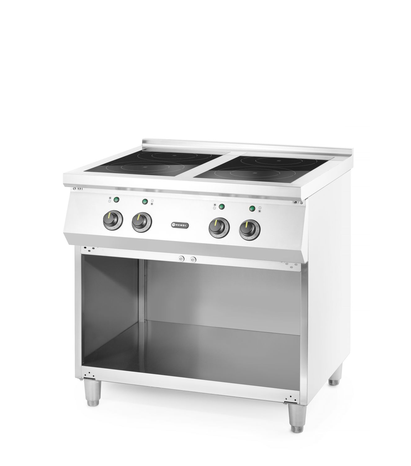 Indukční sporák se 4 hořáky, HENDI, 400V/17000W, 800x720x(H)854mm