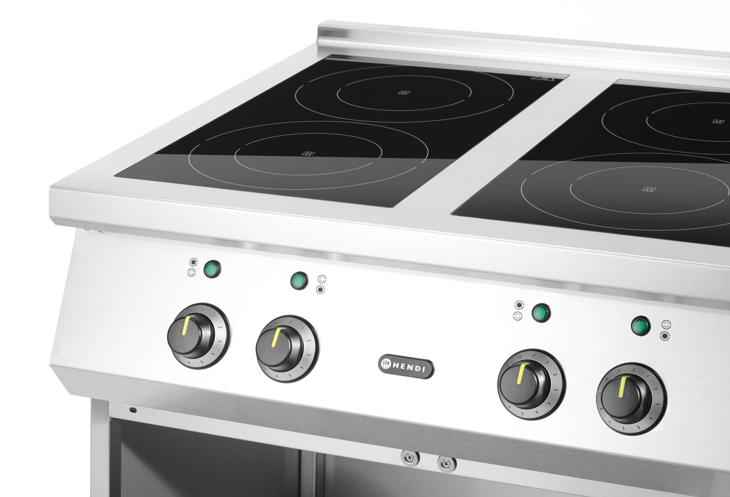 Indukční sporák se 4 hořáky, HENDI, 400V/17000W, 800x720x(H)854mm