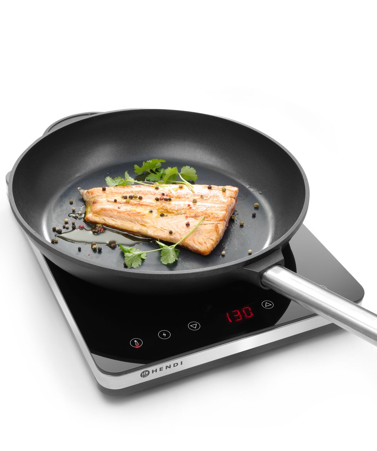 Indukční vařič 2000, HENDI, Kitchen Line, 230V/2000W, 295x400x(H)42mm