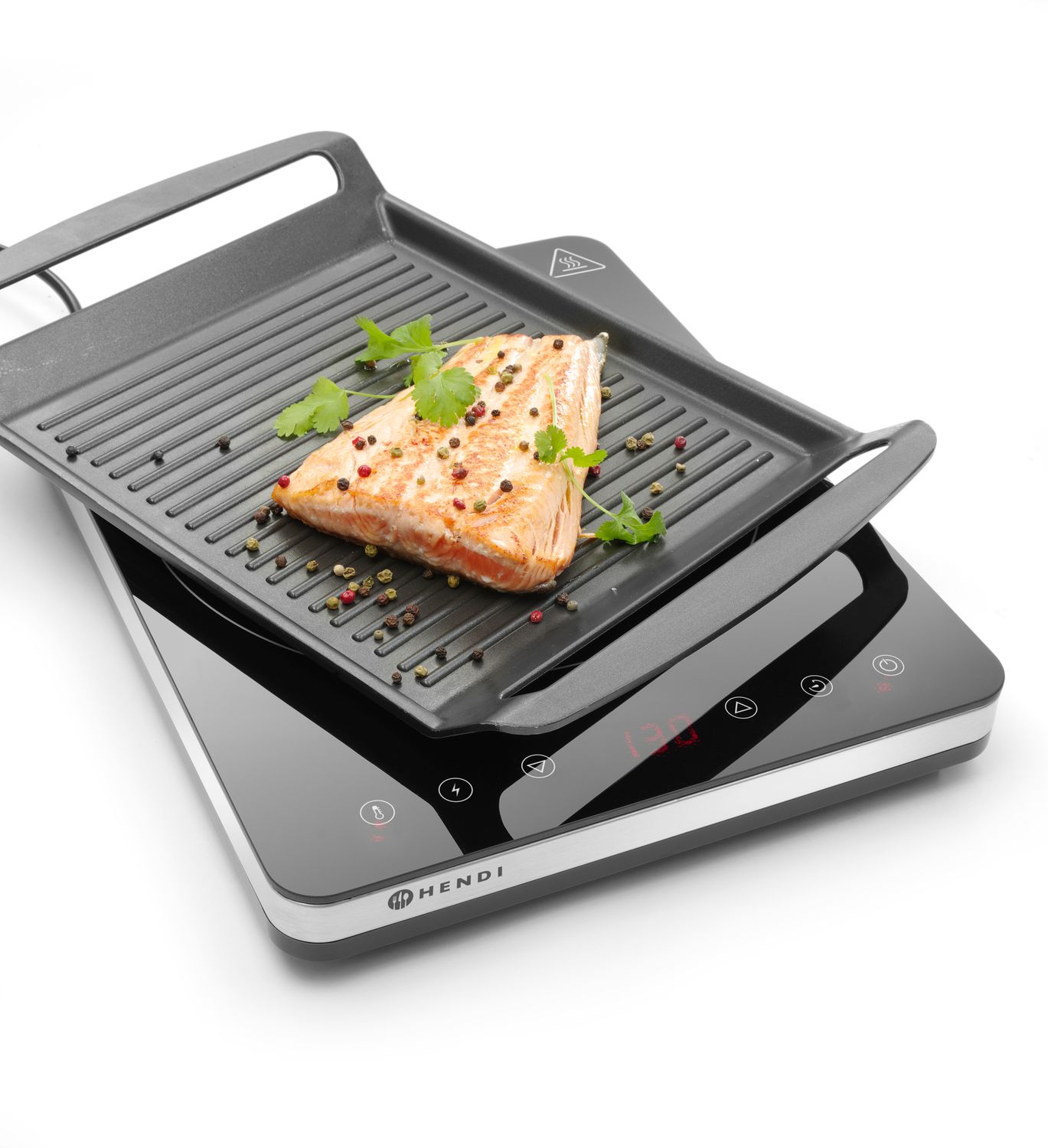 Indukční vařič 2000, HENDI, Kitchen Line, 230V/2000W, 295x400x(H)42mm