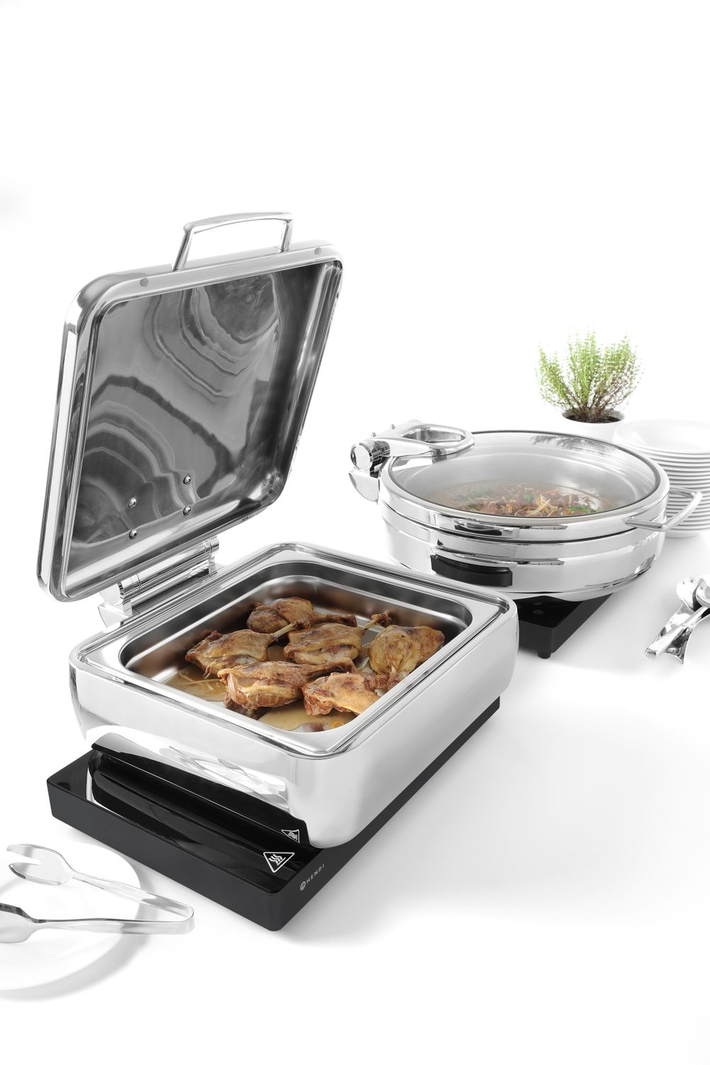 Indukční varná deska, HENDI, Kitchen Line, 230V/800W, 460x315x(H)61mm