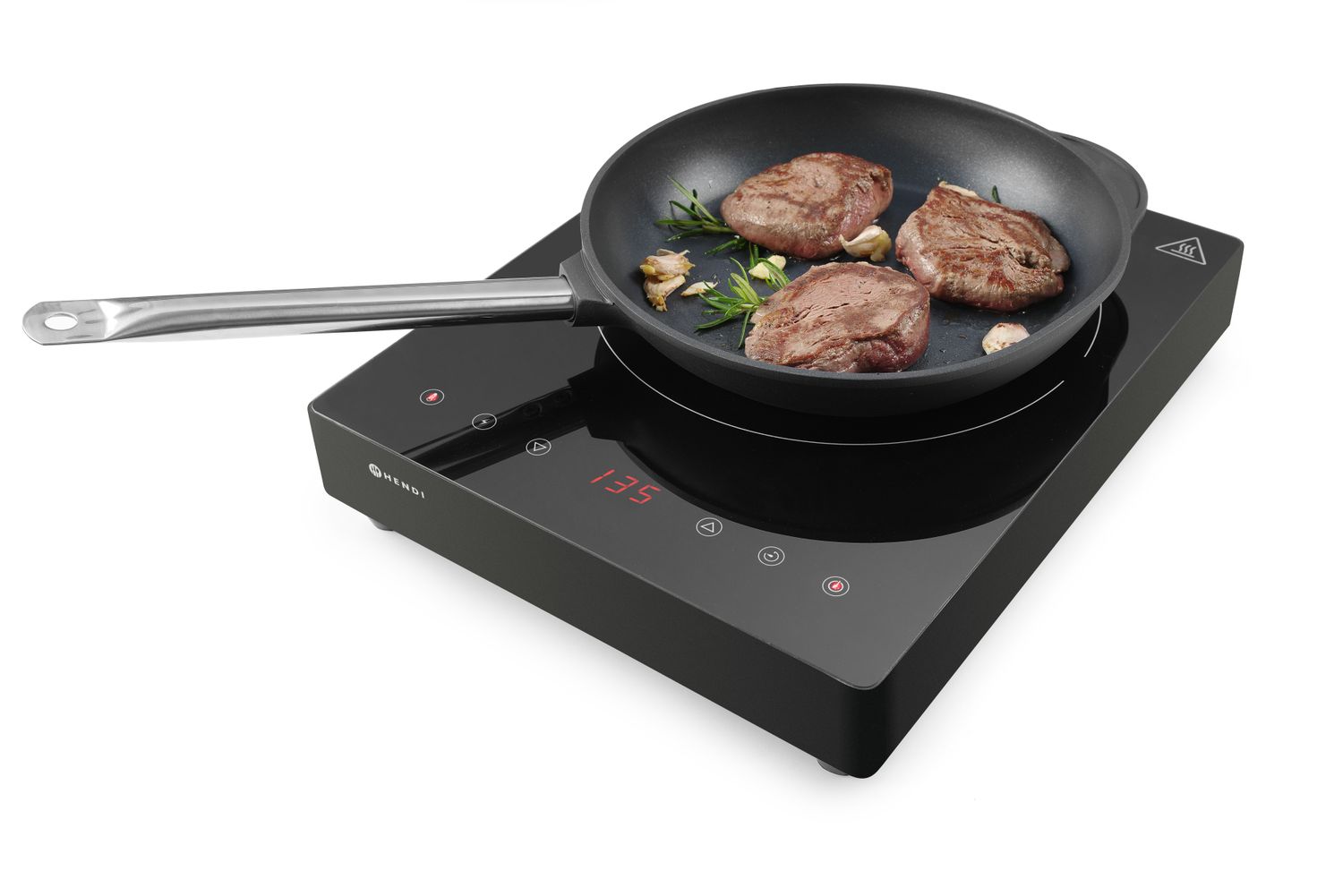 Indukční vařič 3500W, HENDI, Kitchen Line, 230V/3500W, 339x444x(H)80mm