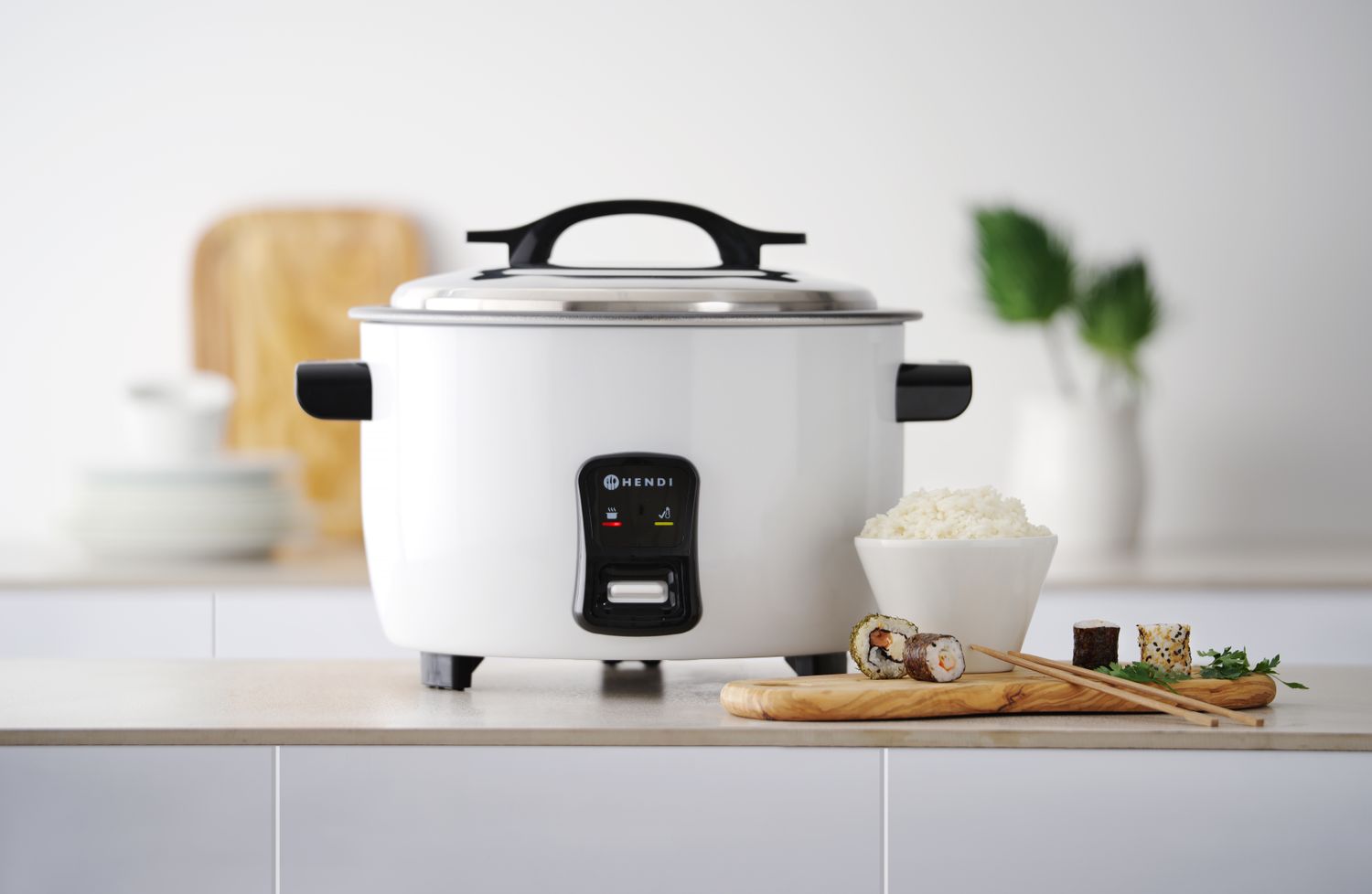 Rýžovar 4,2 l, HENDI, Kitchen Line, 4,2L, 230V/1550W, 391x372x(H)315mm
