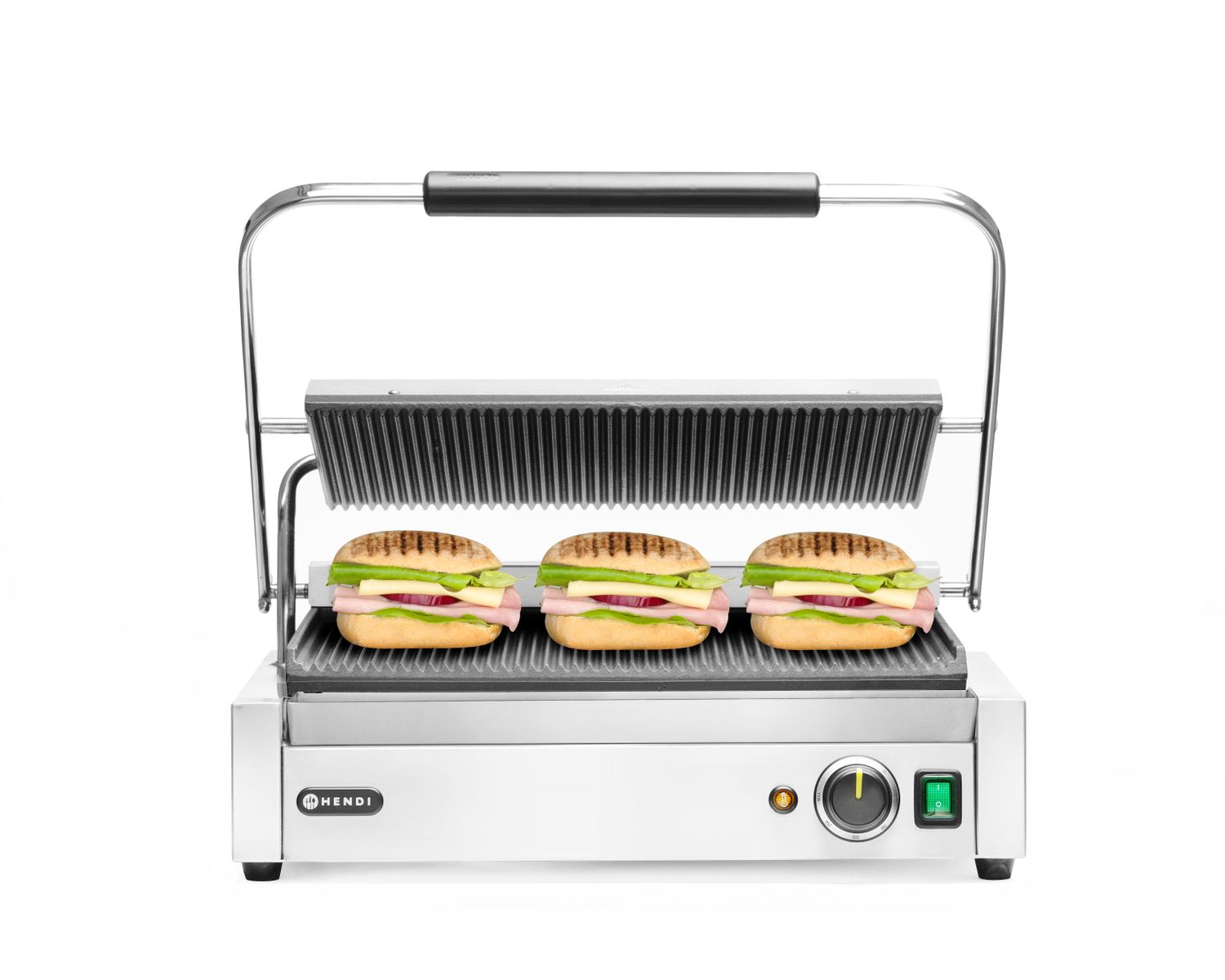 Kontaktní gril Panini XL, HENDI, 230V/2700W, 548x464x(H)231mm