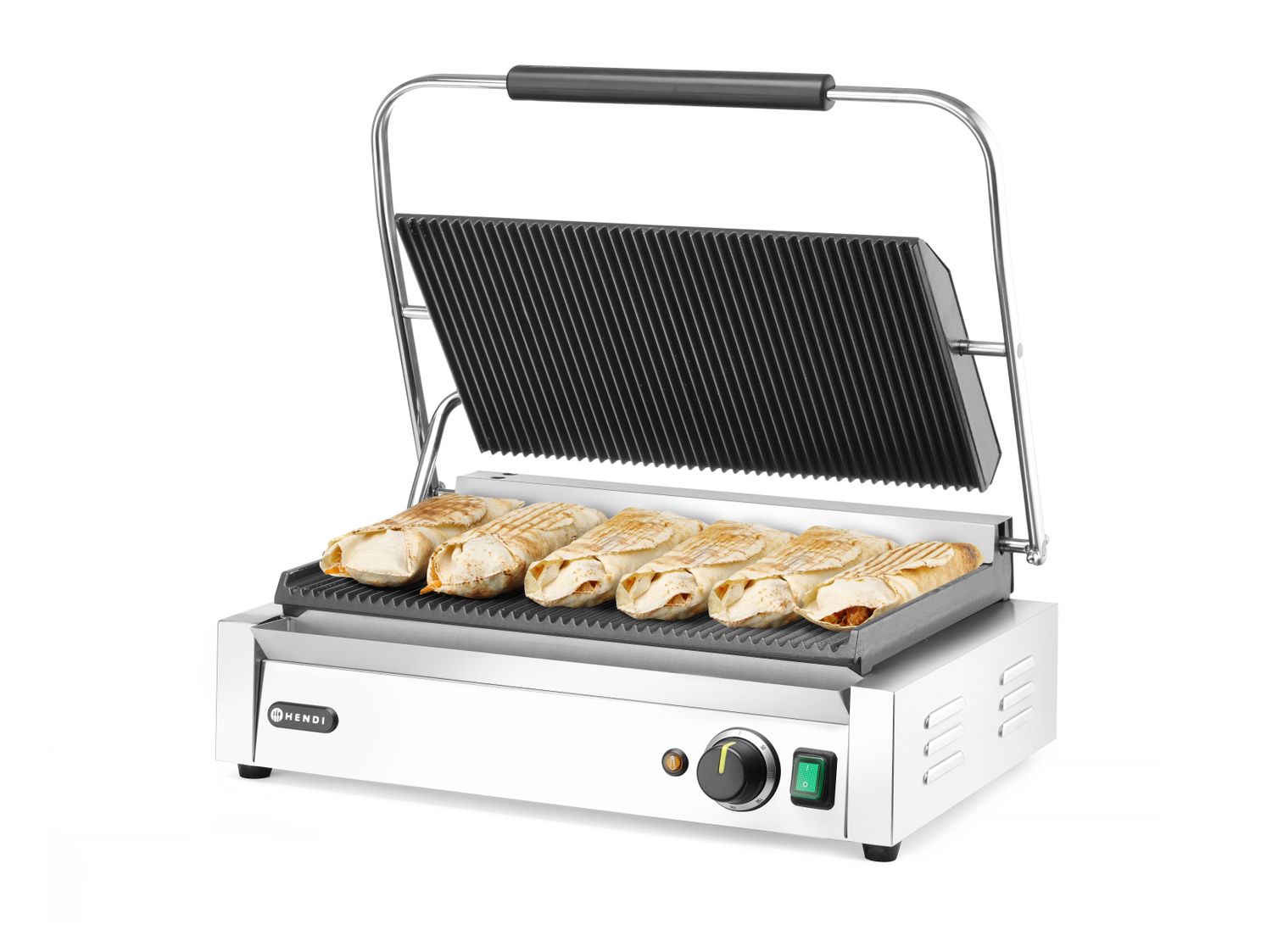 Kontaktní gril Panini XL, HENDI, 230V/2700W, 548x464x(H)231mm