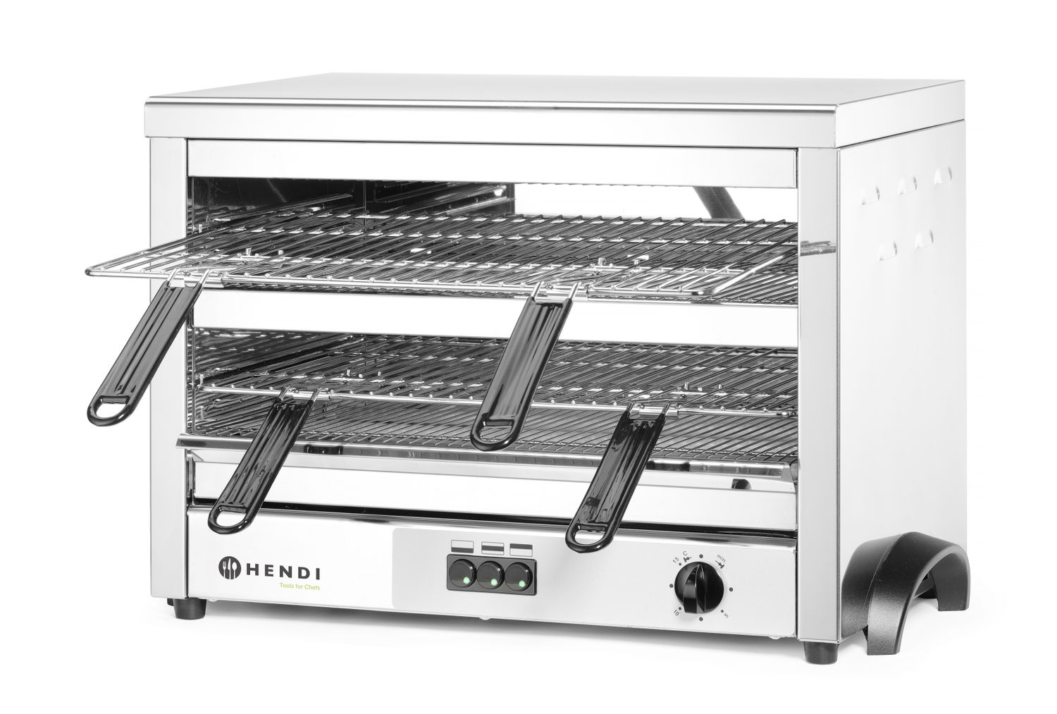 Salamander s křemíkovými tělesy MAXI GN 1/1, HENDI, 400V/4500W, 682x528x(H)455mm