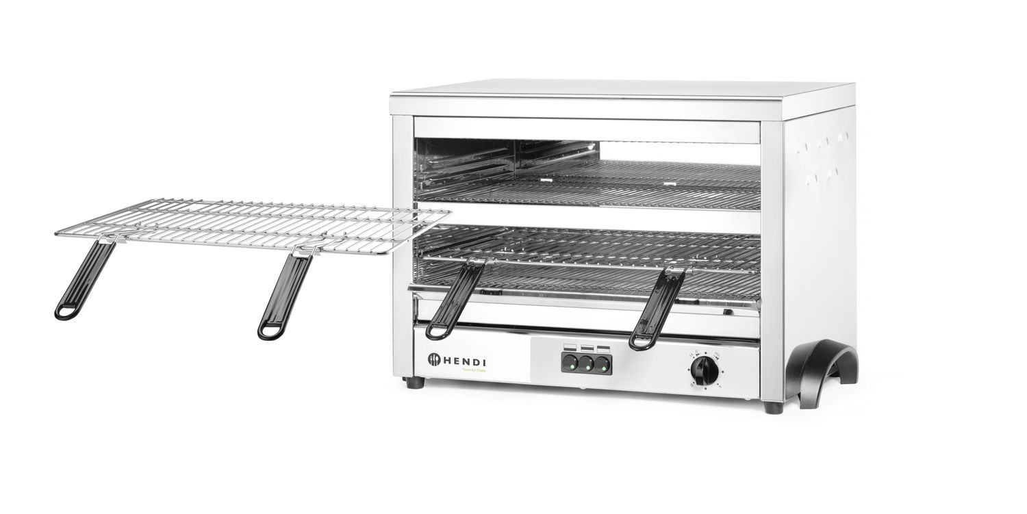 Salamander s křemíkovými tělesy MAXI GN 1/1, HENDI, 400V/4500W, 682x528x(H)455mm