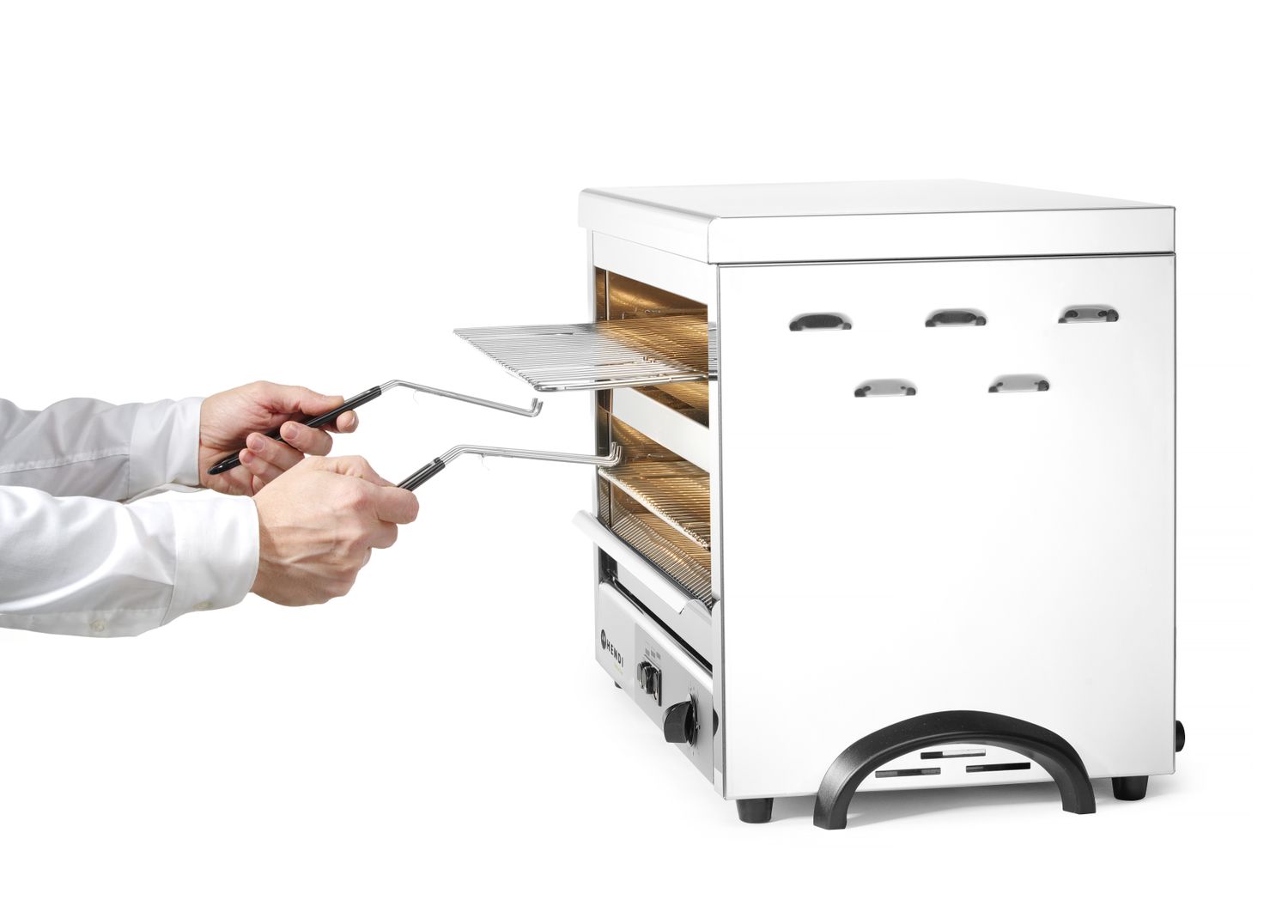 Salamander s křemíkovými tělesy MAXI GN 1/1, HENDI, 400V/4500W, 682x528x(H)455mm
