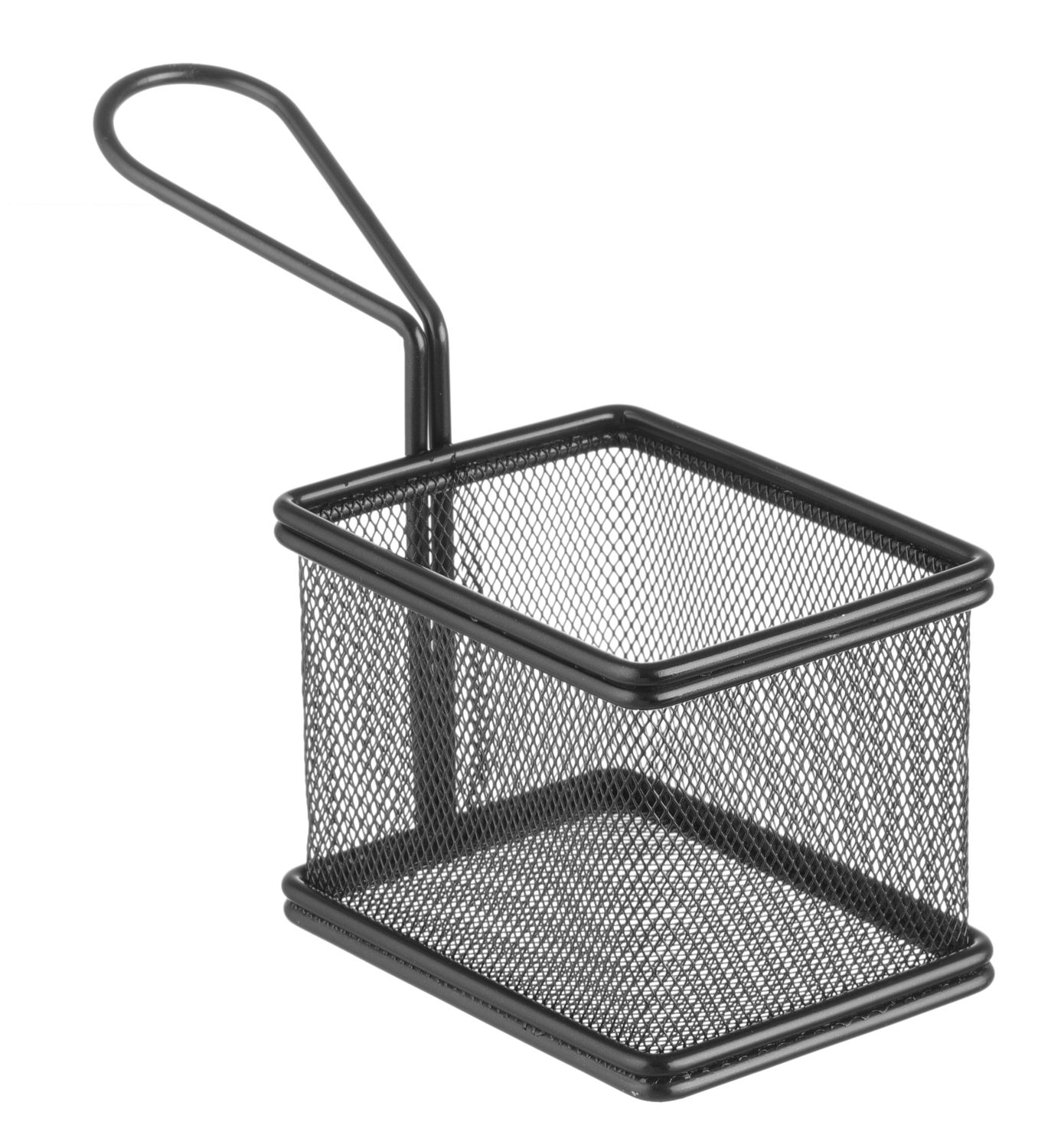 Servírovací mini fritovací košík, HENDI, 100x80x(H)75mm
