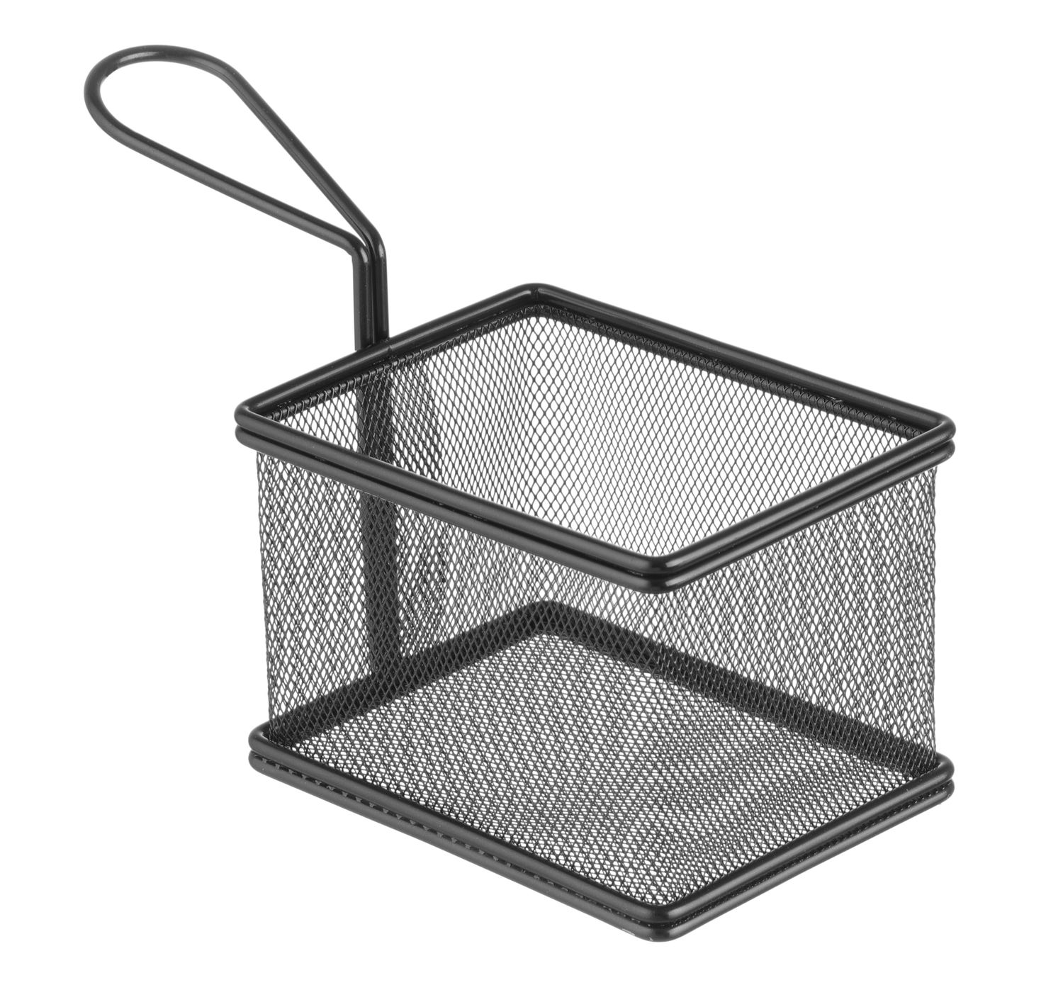 Servírovací mini fritovací košík, HENDI, 125x100x(H)85mm