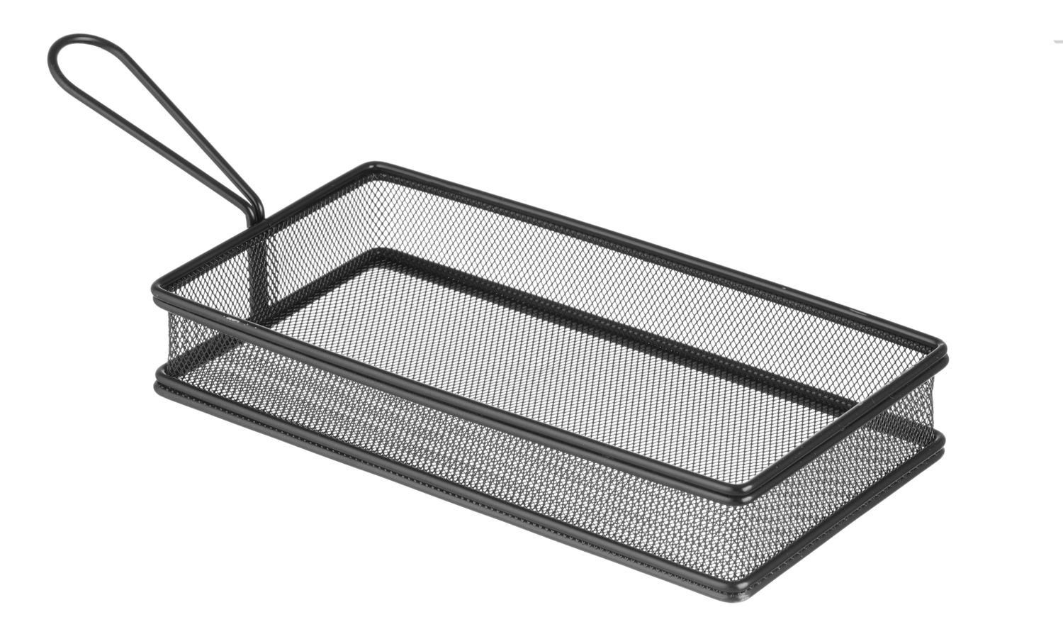 Servírovací mini fritovací košík, HENDI, 255x135x(H)45mm
