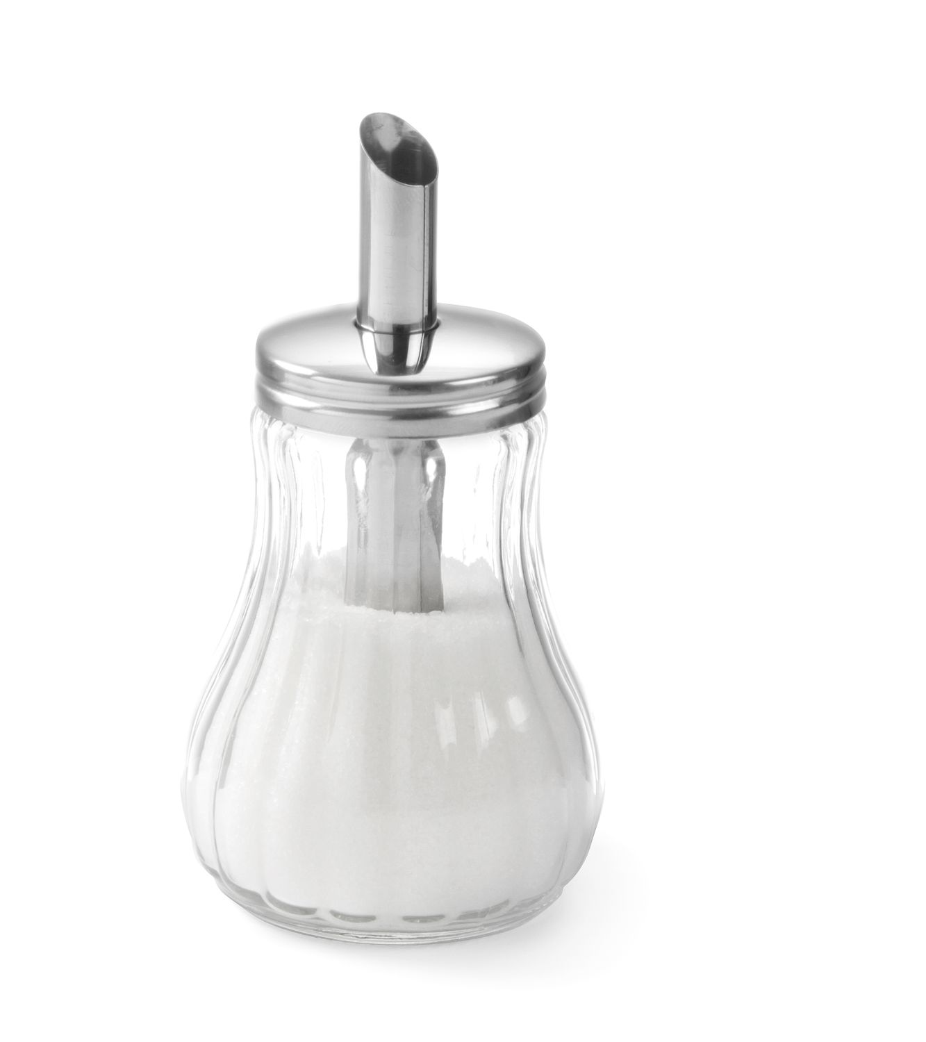 Dávkovací cukřenka, HENDI, 0,2L, ø80x(H)140mm