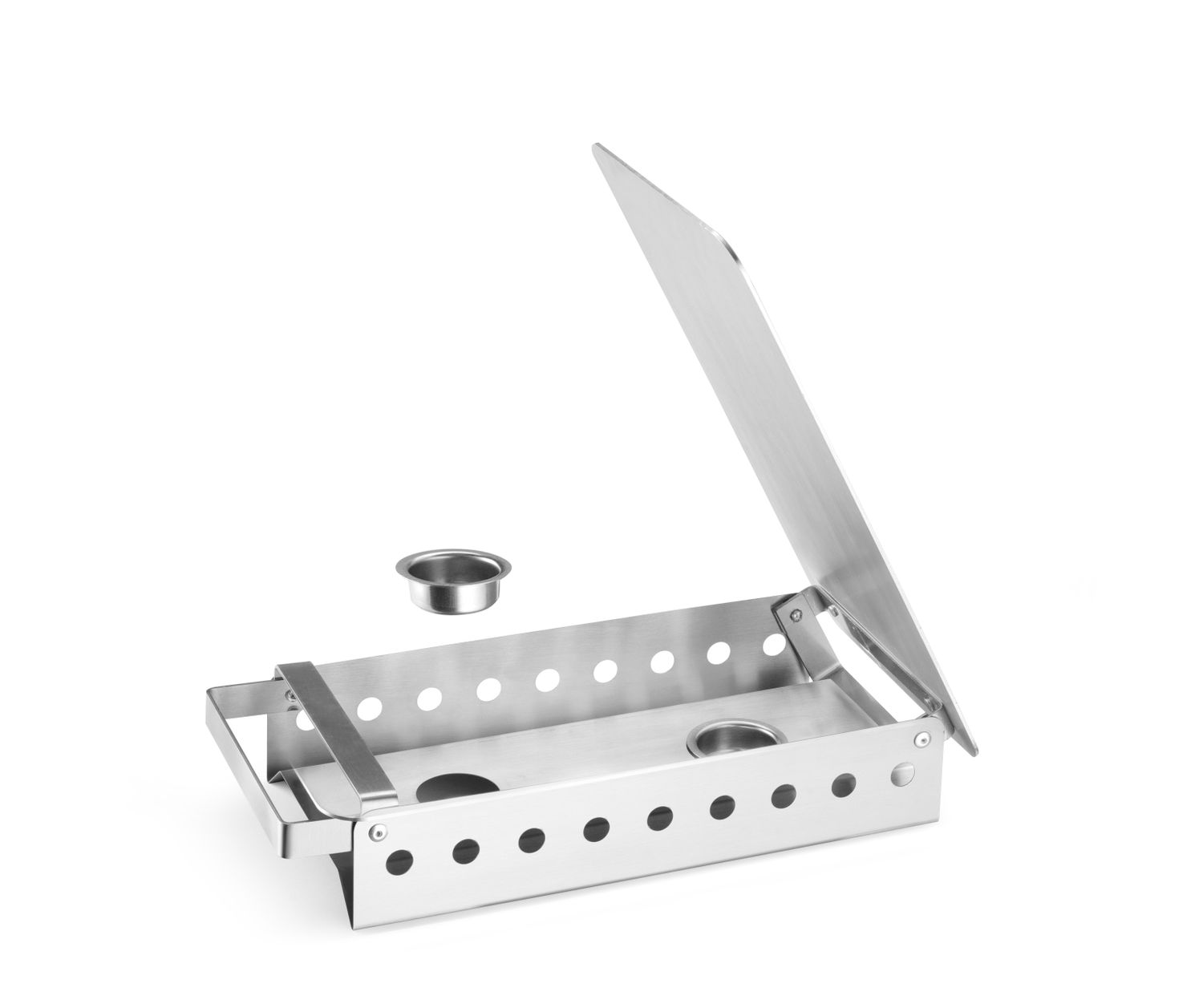 Ohřívač pokrmů 2 hořáky, HENDI, 330x180x(H)65mm