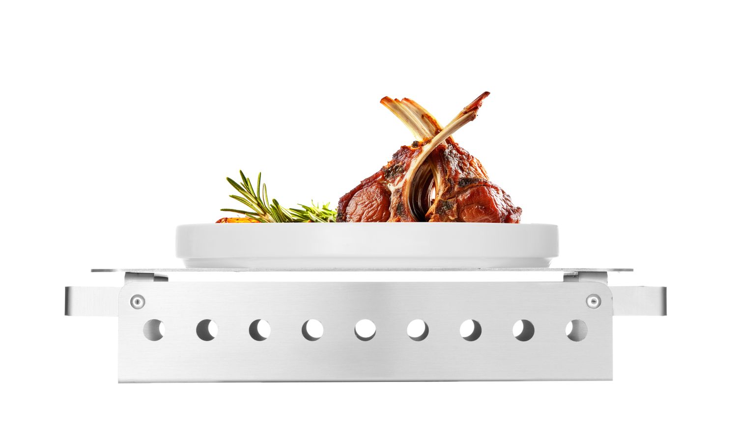 Ohřívač pokrmů 2 hořáky, HENDI, 330x180x(H)65mm