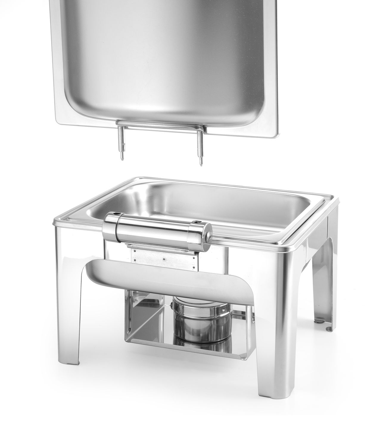 Chafing GN 1/2 saténový vzhled, HENDI, Profi Line, 4L, 365x370x(H)280mm