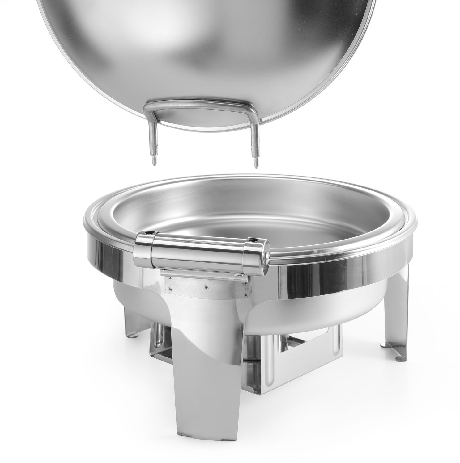Chafing kulatý, saténový vzhled, HENDI, Profi Line, 6L, 465x420x(H)320mm