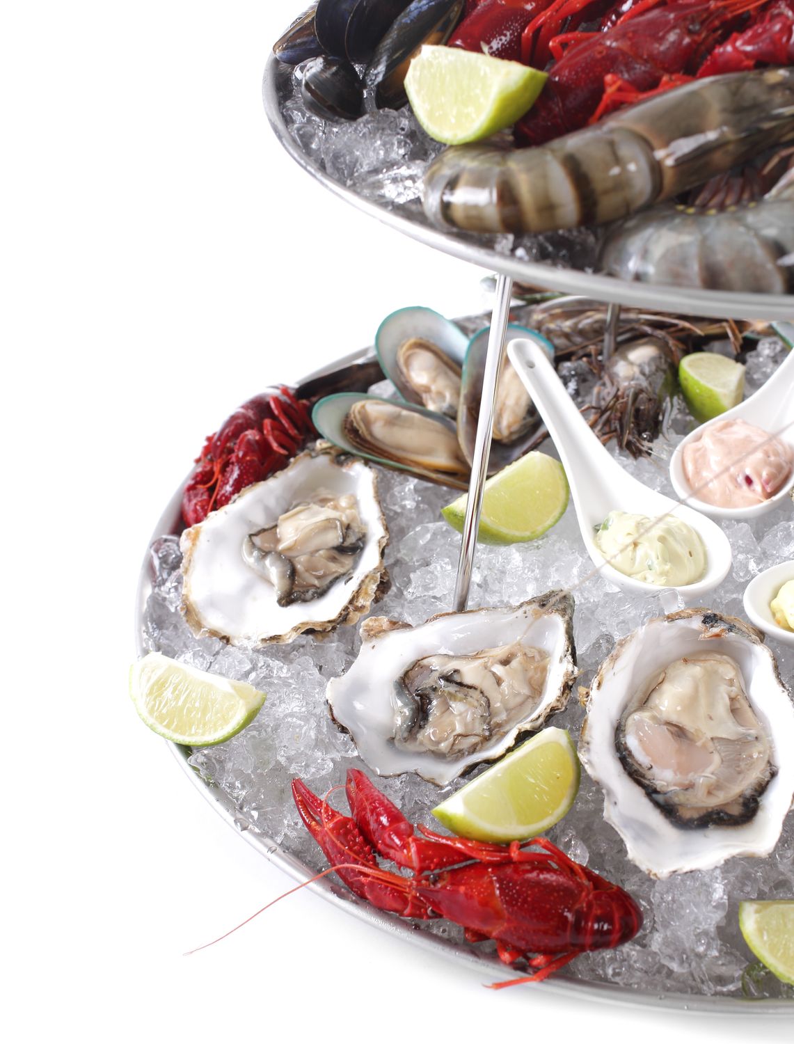 Stojan na tácy s mořskými plody, HENDI, ø400x(H)200mm