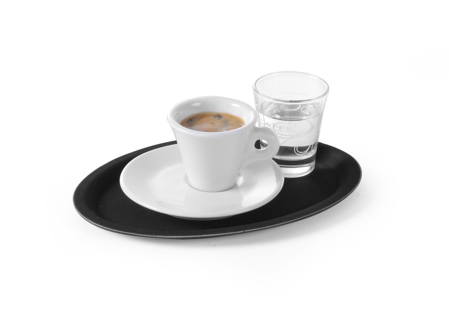 Tác servírovací polyesterová protiskluzový, oválný, HENDI, 160x230mm