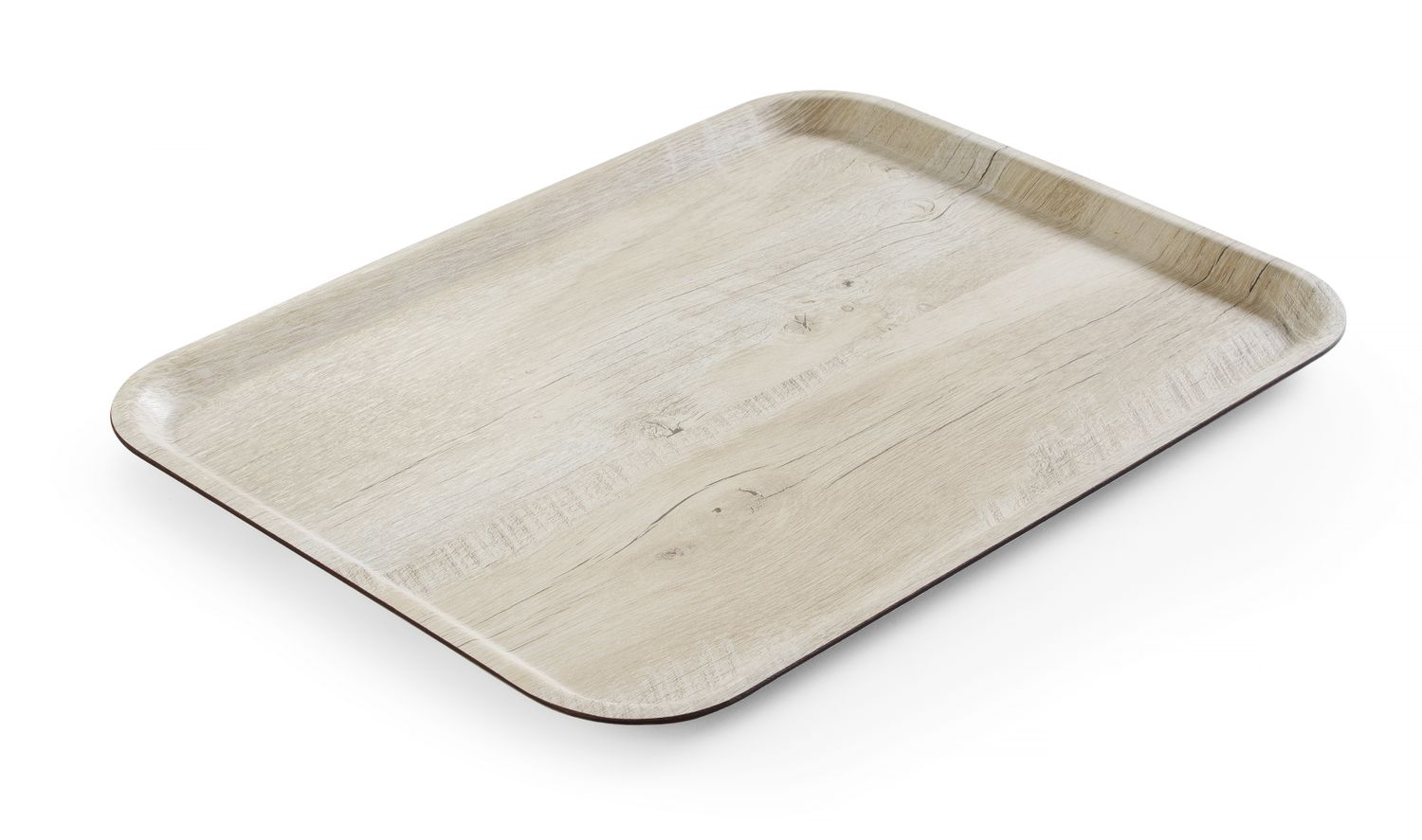 HENDI | Tác servírovací s melaminovým laminátem se vzorem dřeva, Světlé dřevo, 330x430mm