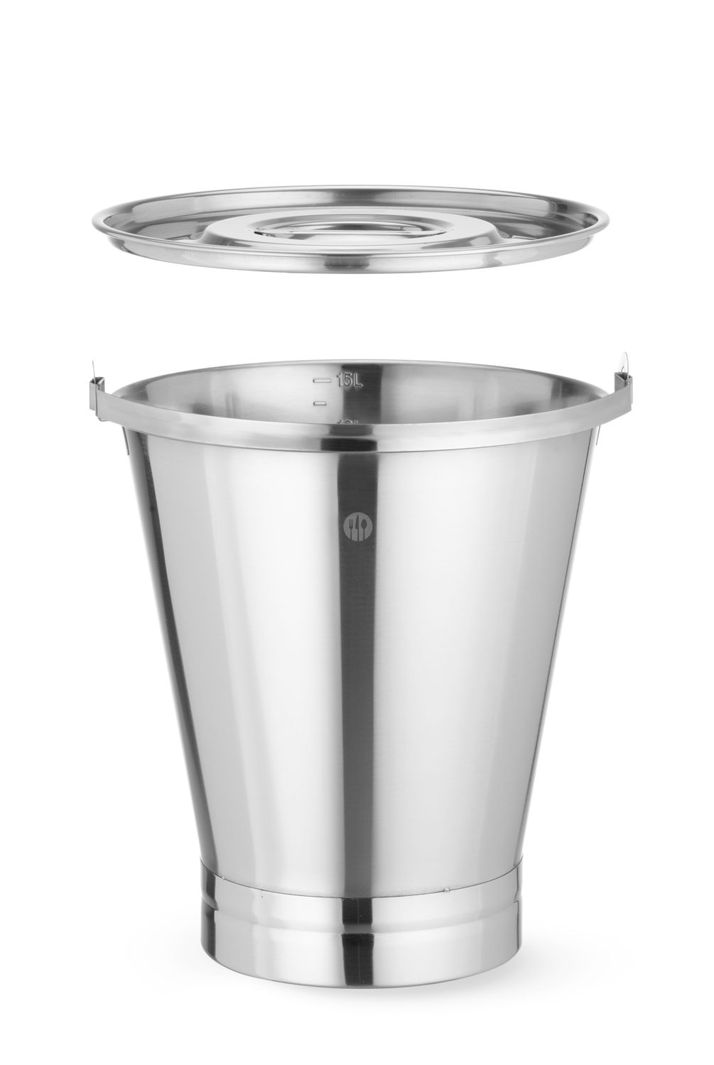 Vědro se zesíleným dnem, HENDI, Profi Line, 15L, ø305x(H)330mm